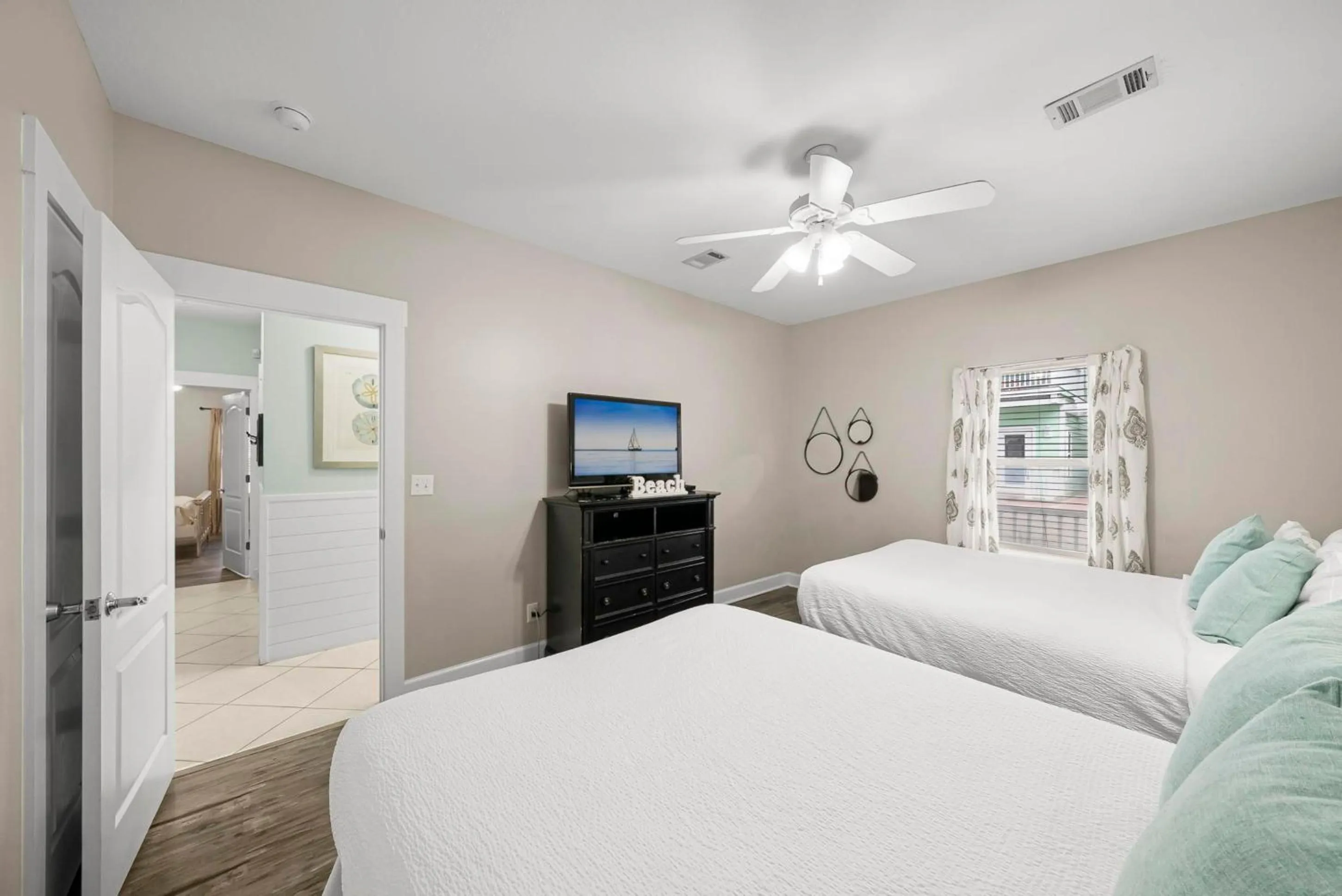 Bed in 30A Beach House - Sanibel