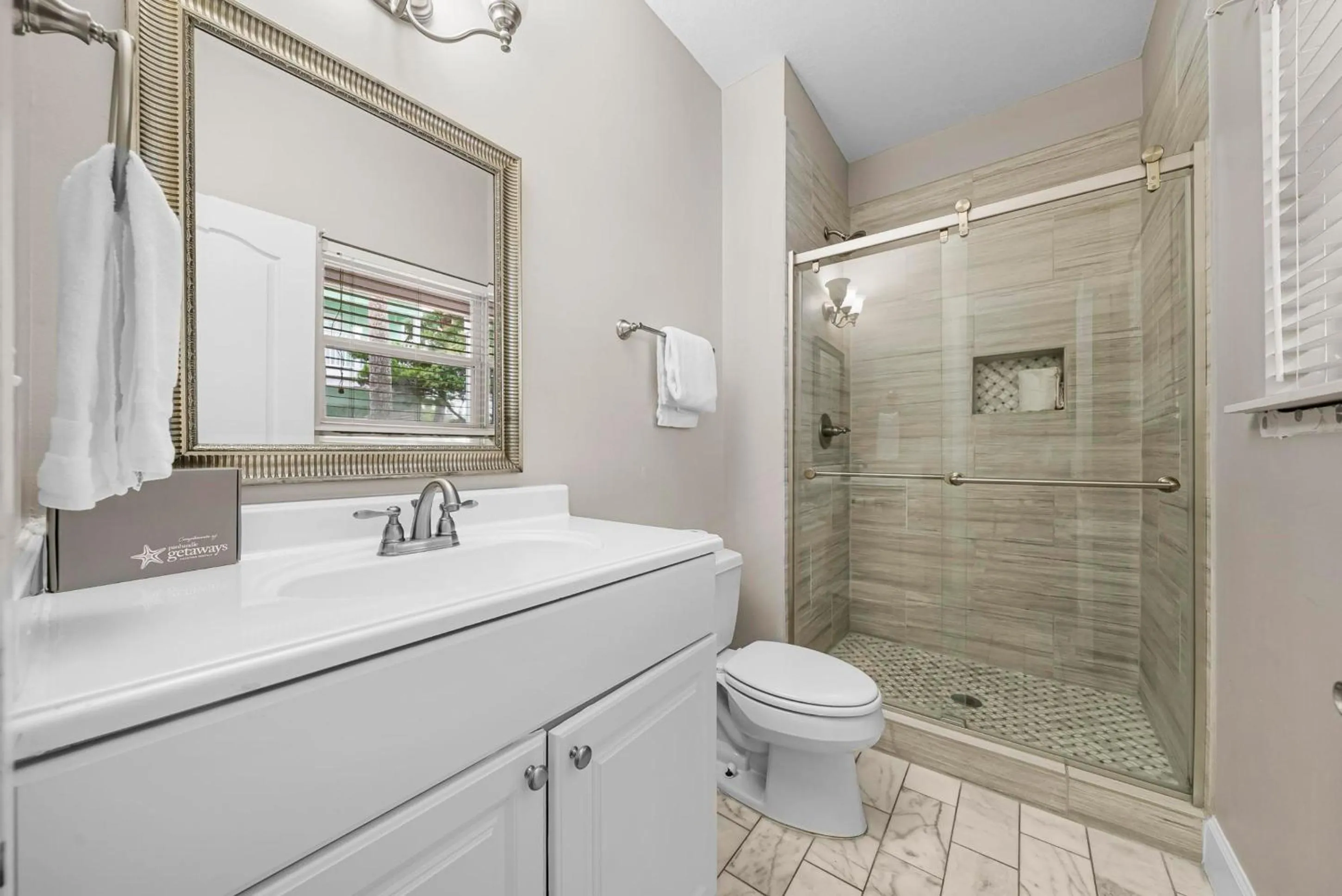 Shower in 30A Beach House - Sanibel