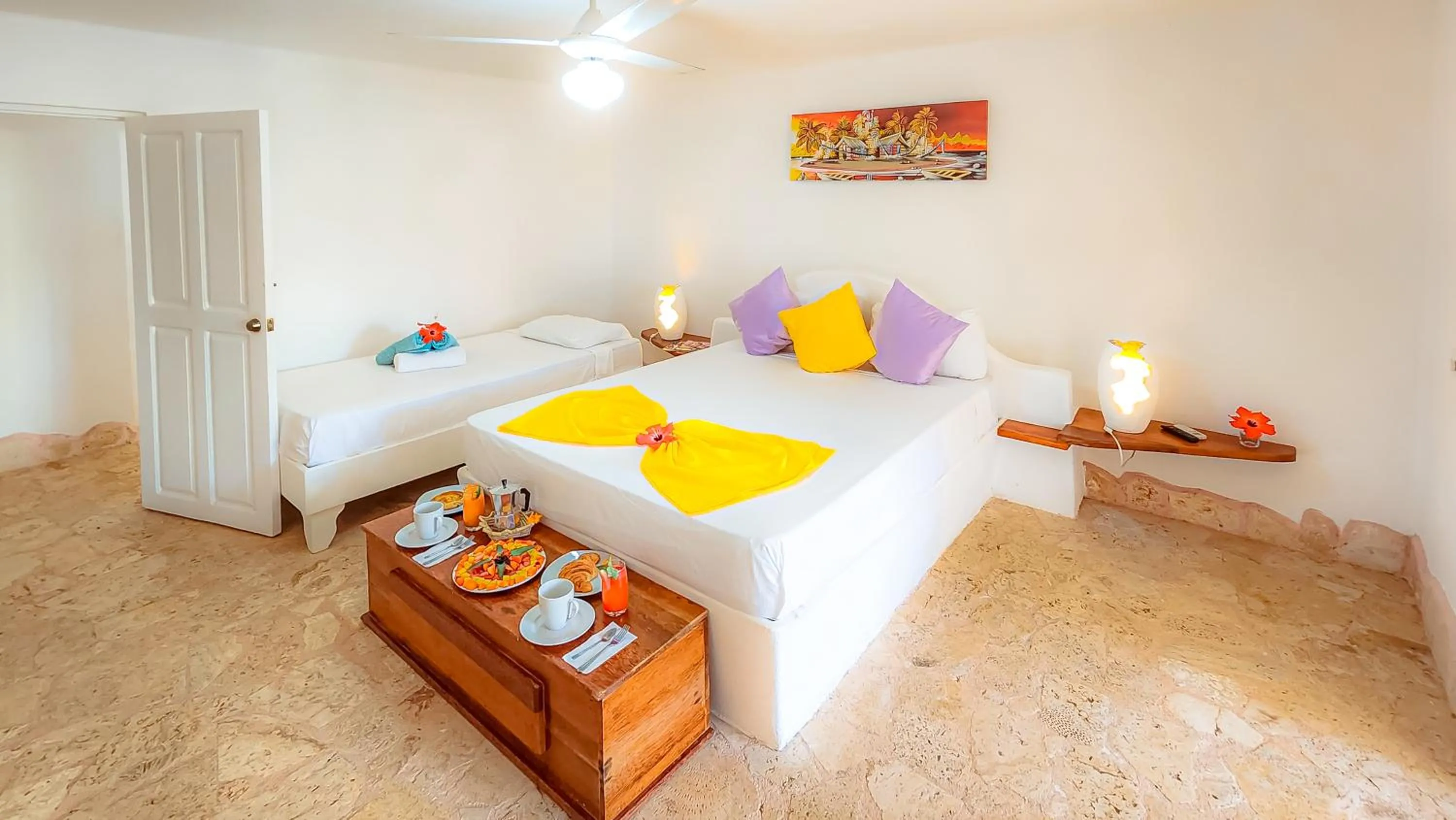 Bed in Paradiso del Caribe