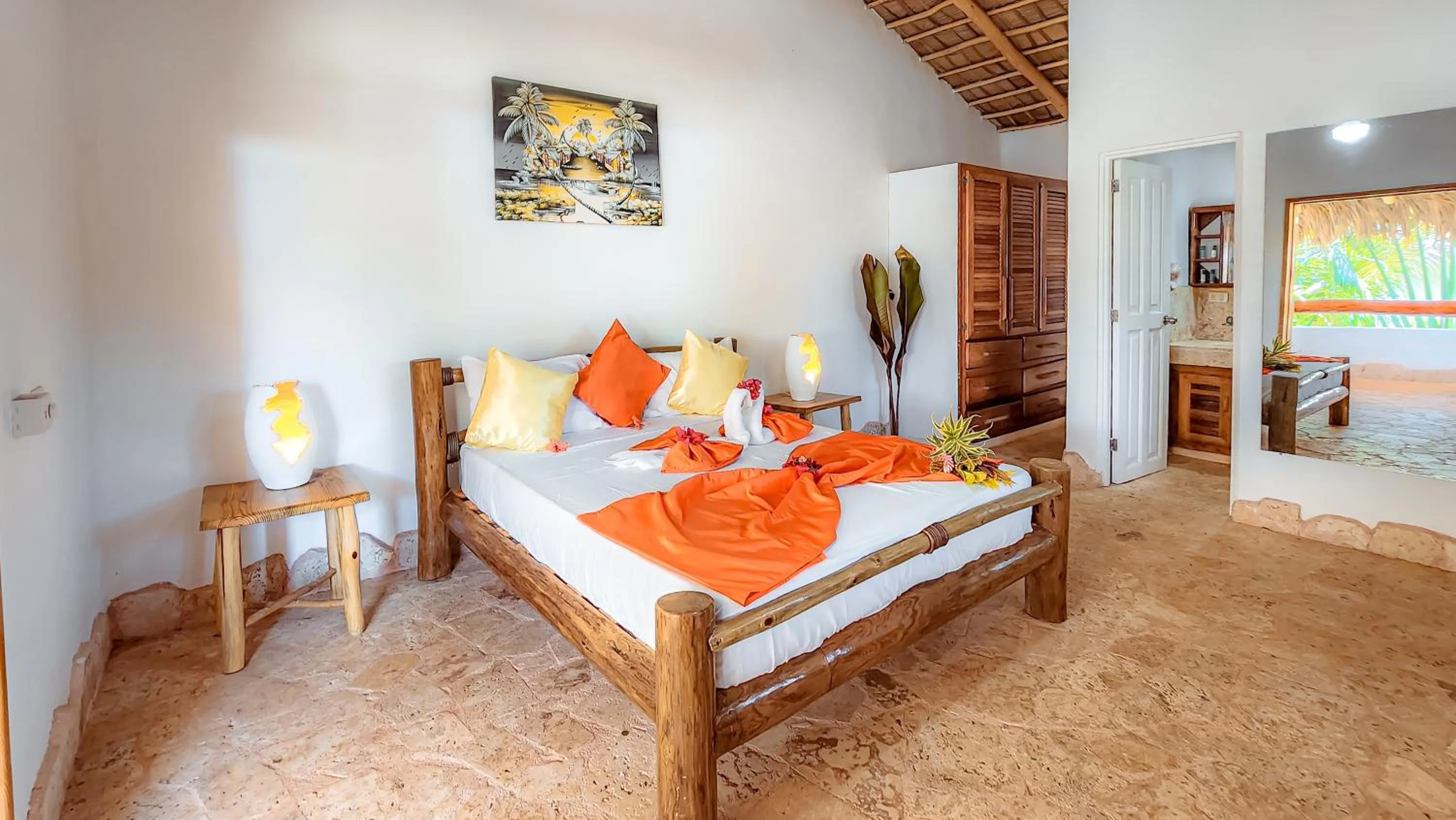 Bed in Paradiso del Caribe