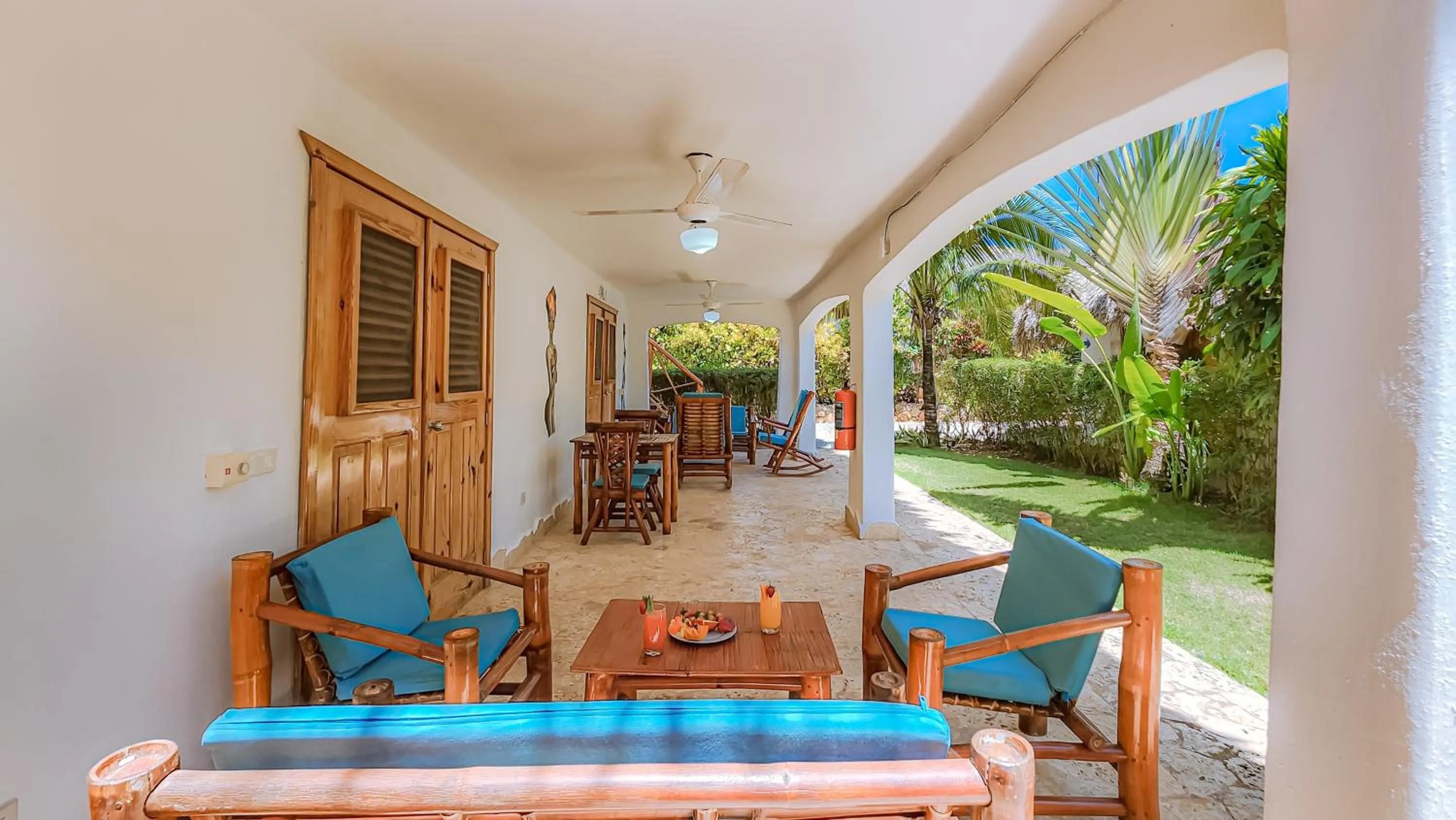 Seating area in Paradiso del Caribe