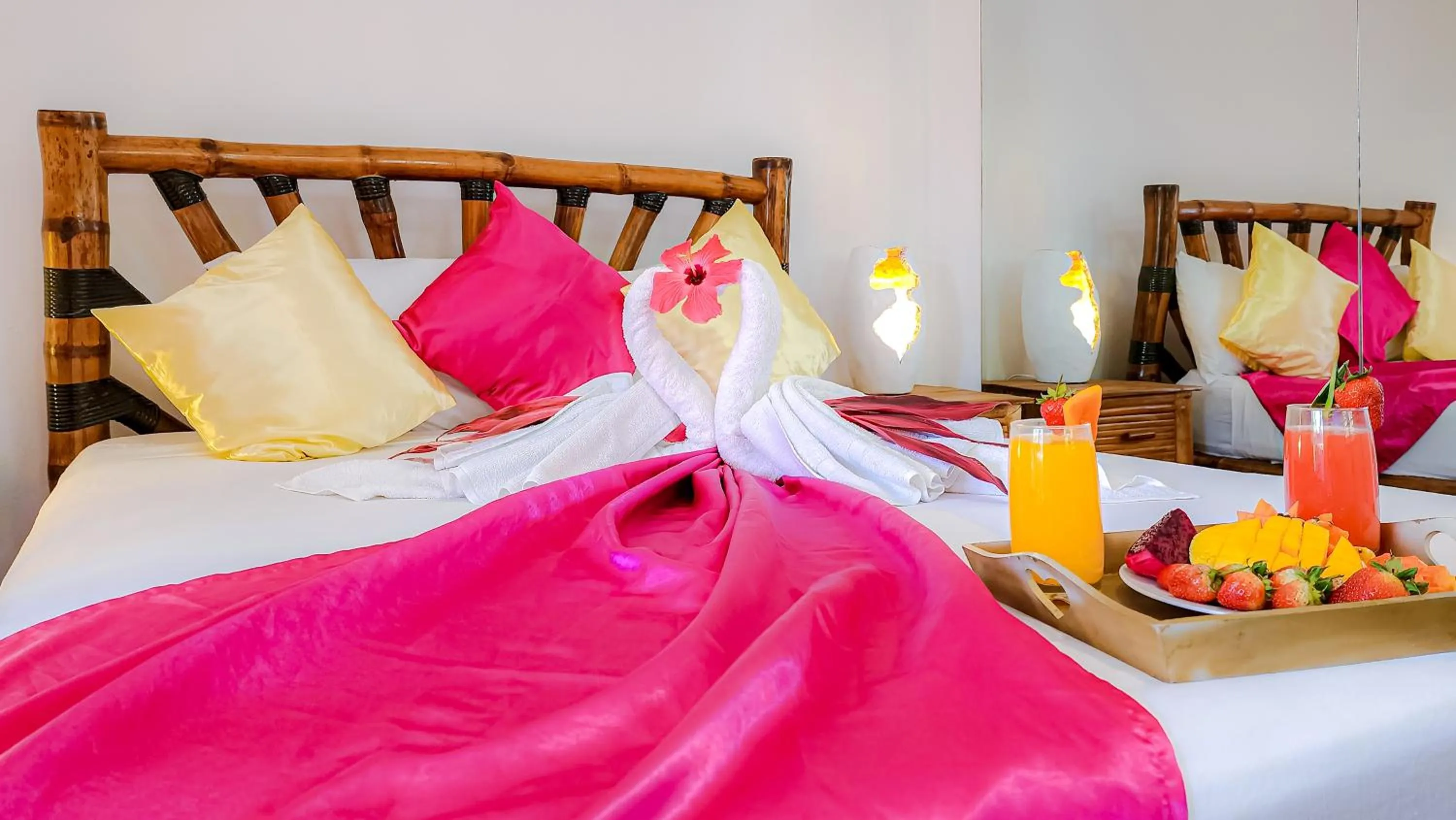 Photo of the whole room, Bed in Paradiso del Caribe