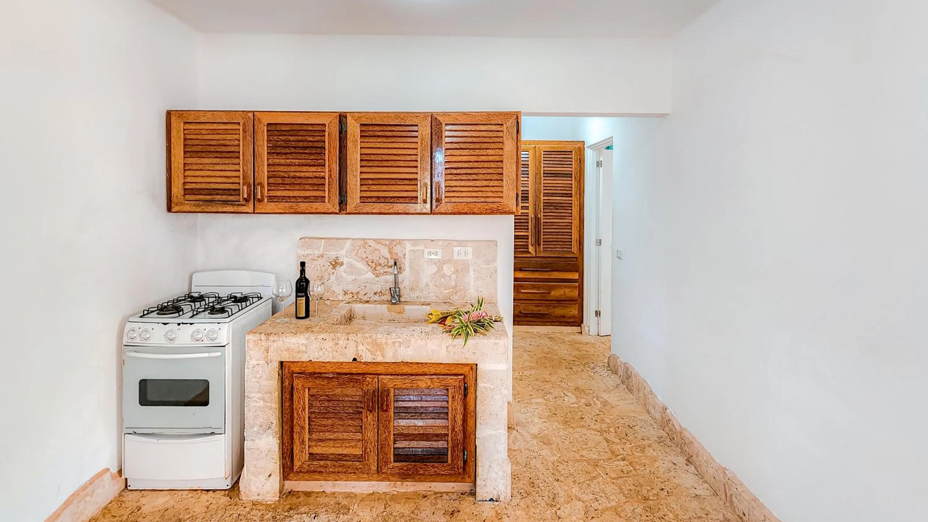 Kitchen or kitchenette in Paradiso del Caribe