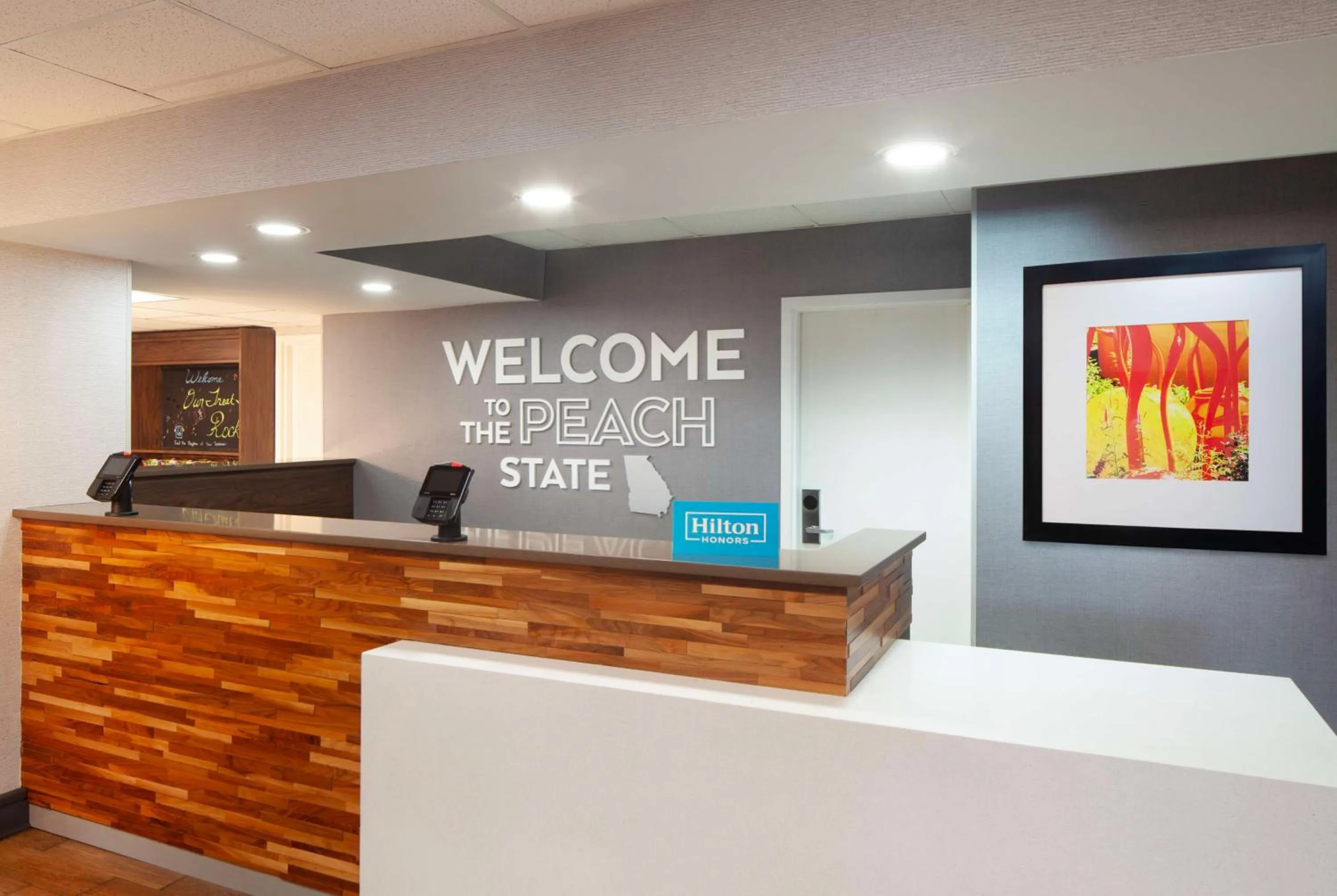 Lobby or reception in Hampton Inn Hotel Atlanta-Southlake