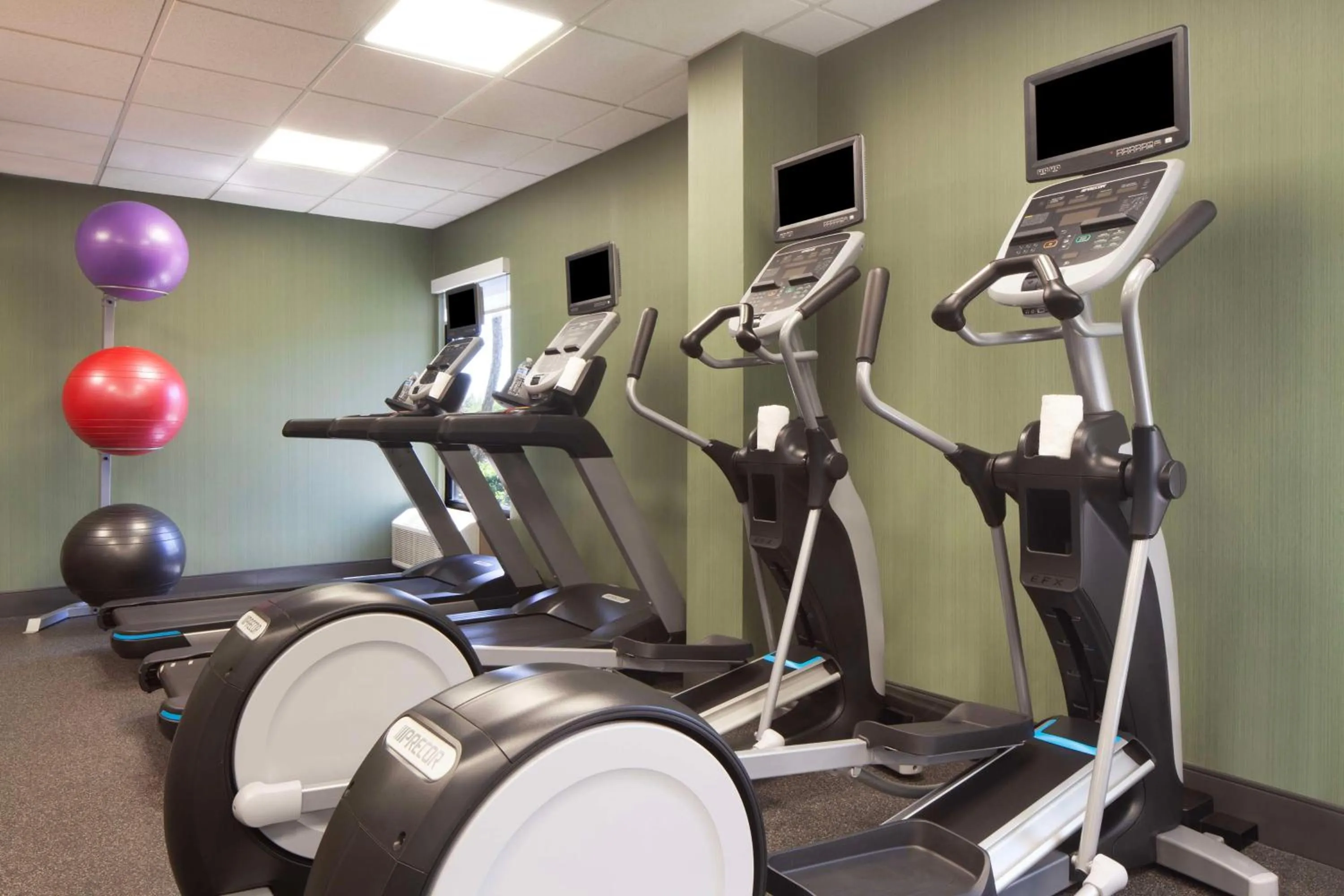 Fitness centre/facilities in Hampton Inn Hotel Atlanta-Southlake