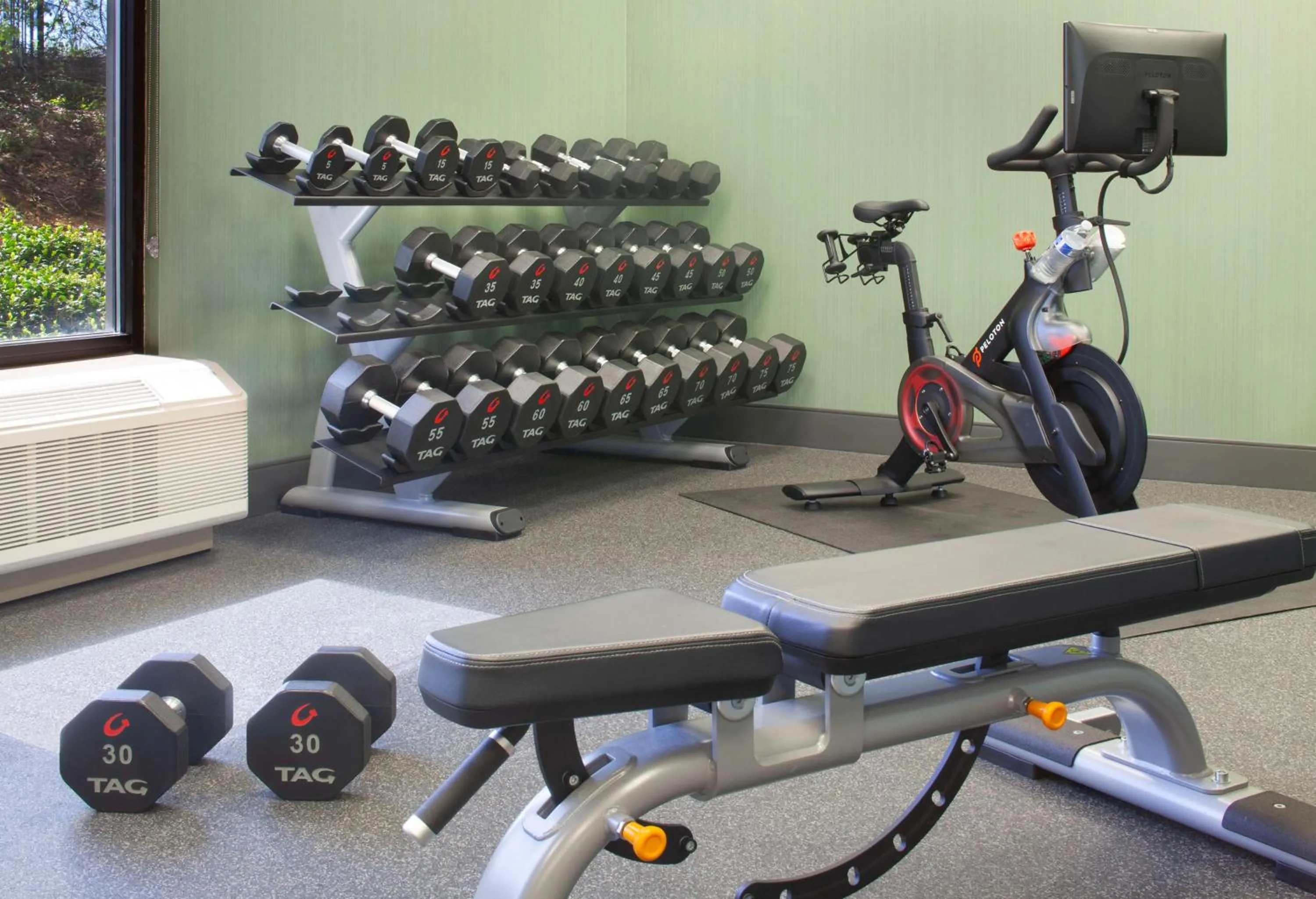 Fitness centre/facilities in Hampton Inn Hotel Atlanta-Southlake