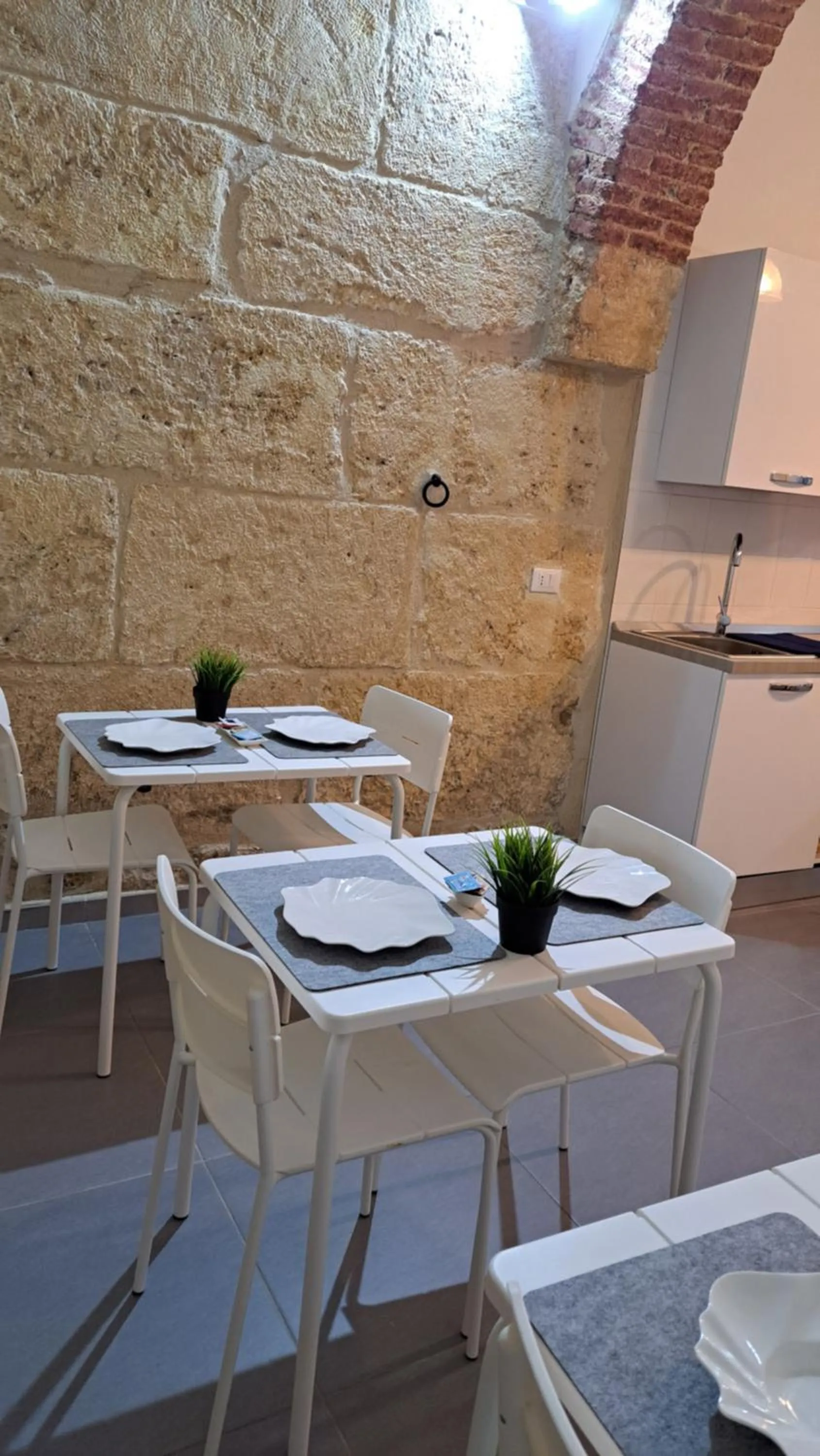 Kitchen or kitchenette in B&B Garibaldi