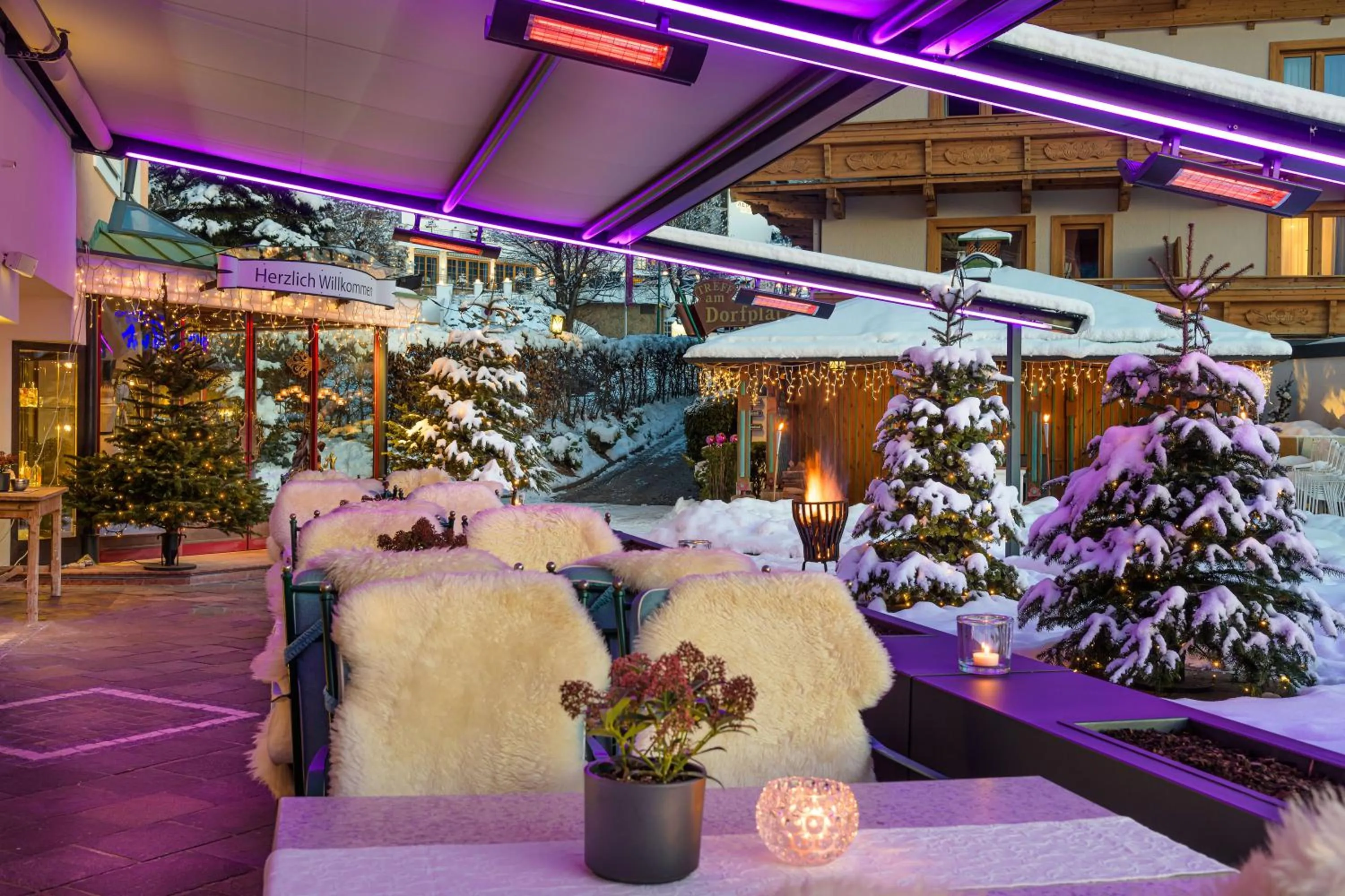 Balcony/Terrace in Alpines Lifestyle Hotel Tannenhof