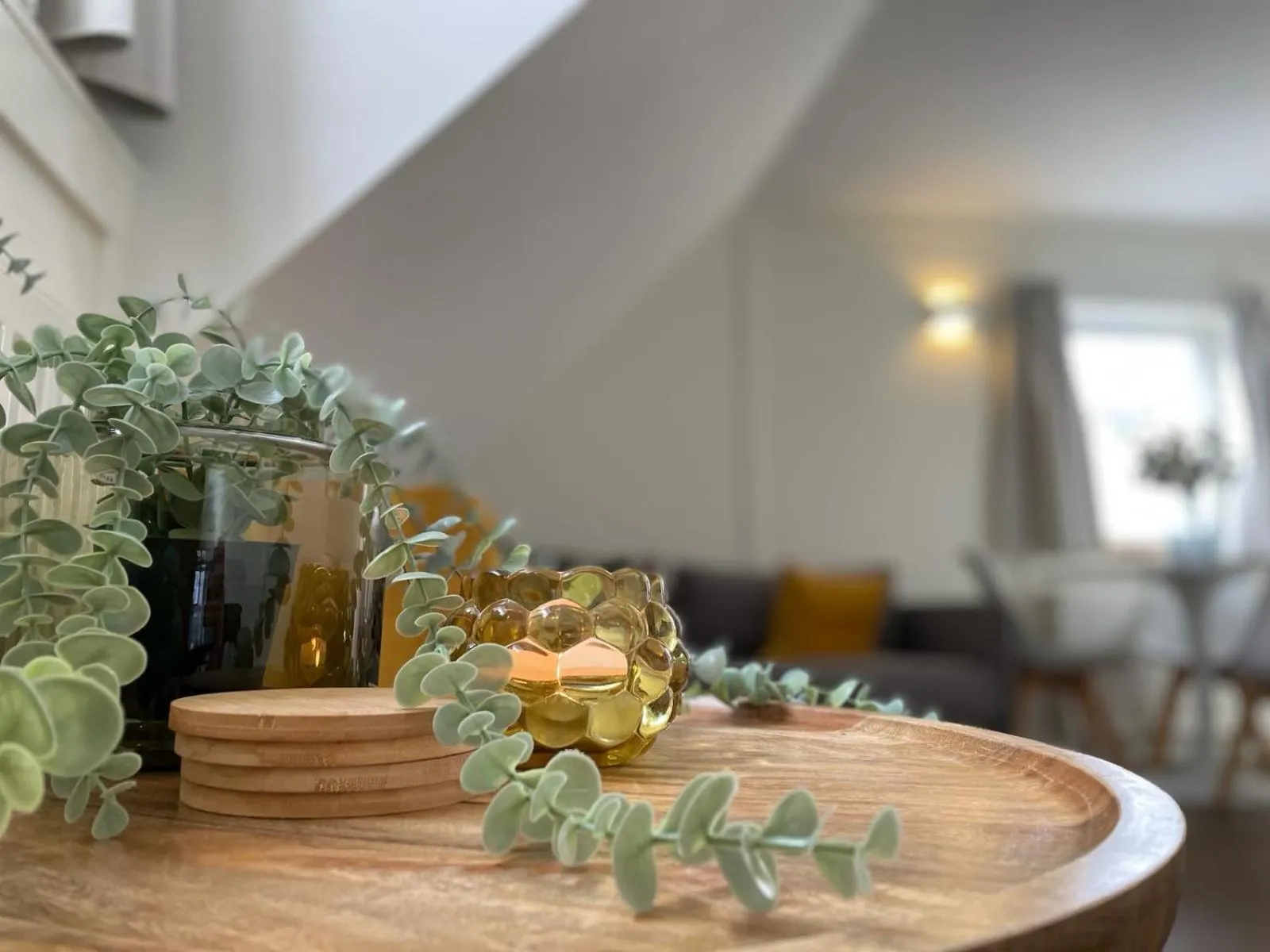 Living room in Die zwei Löwen Ferienwohnungen