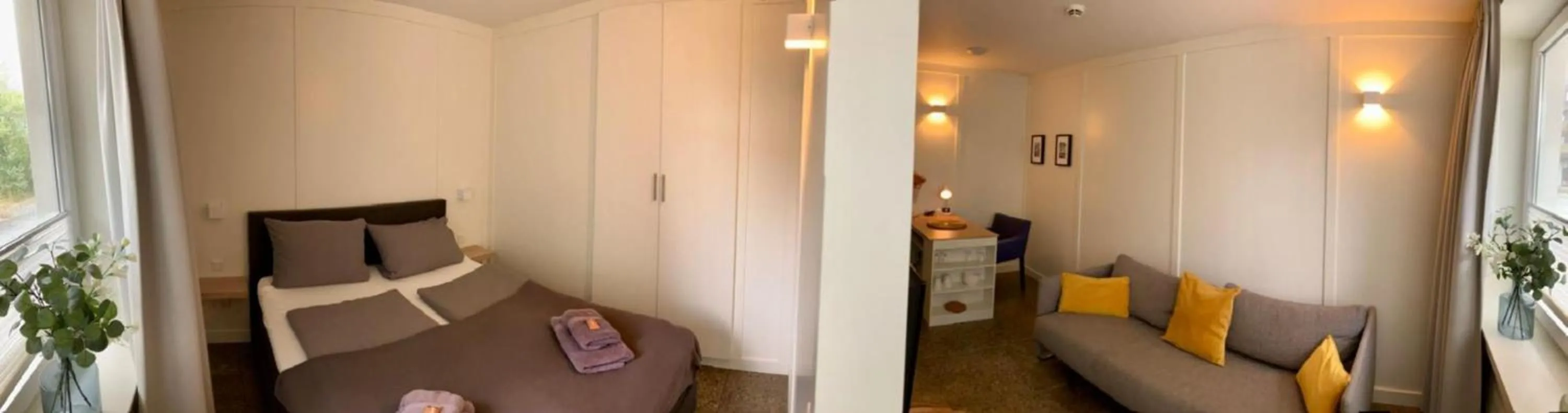 Photo of the whole room, Bed in Die zwei Löwen Ferienwohnungen