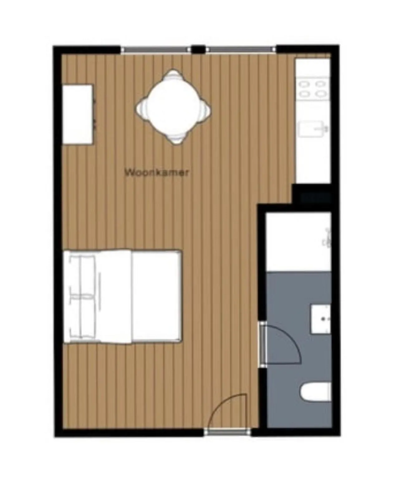 Floor plan in Die zwei Löwen Ferienwohnungen
