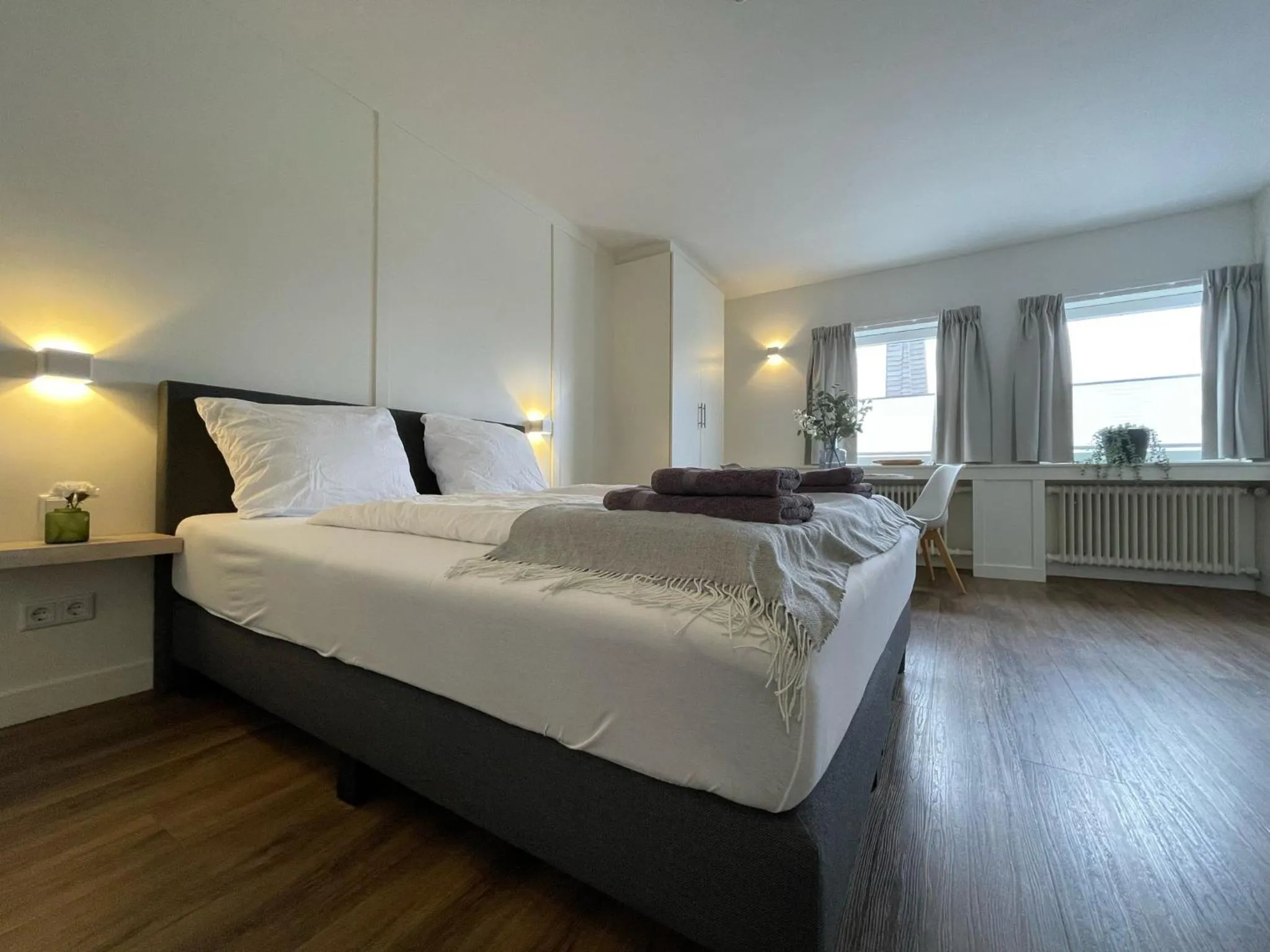Living room, Bed in Die zwei Löwen Ferienwohnungen