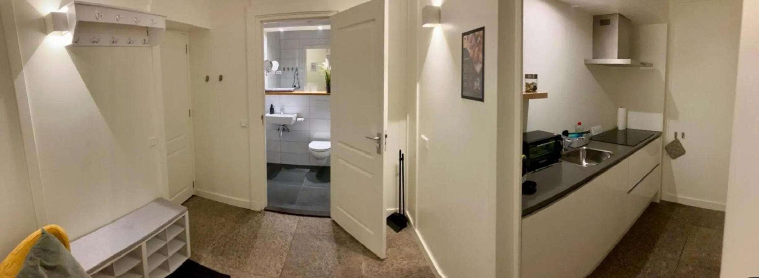 Kitchen or kitchenette in Die zwei Löwen Ferienwohnungen