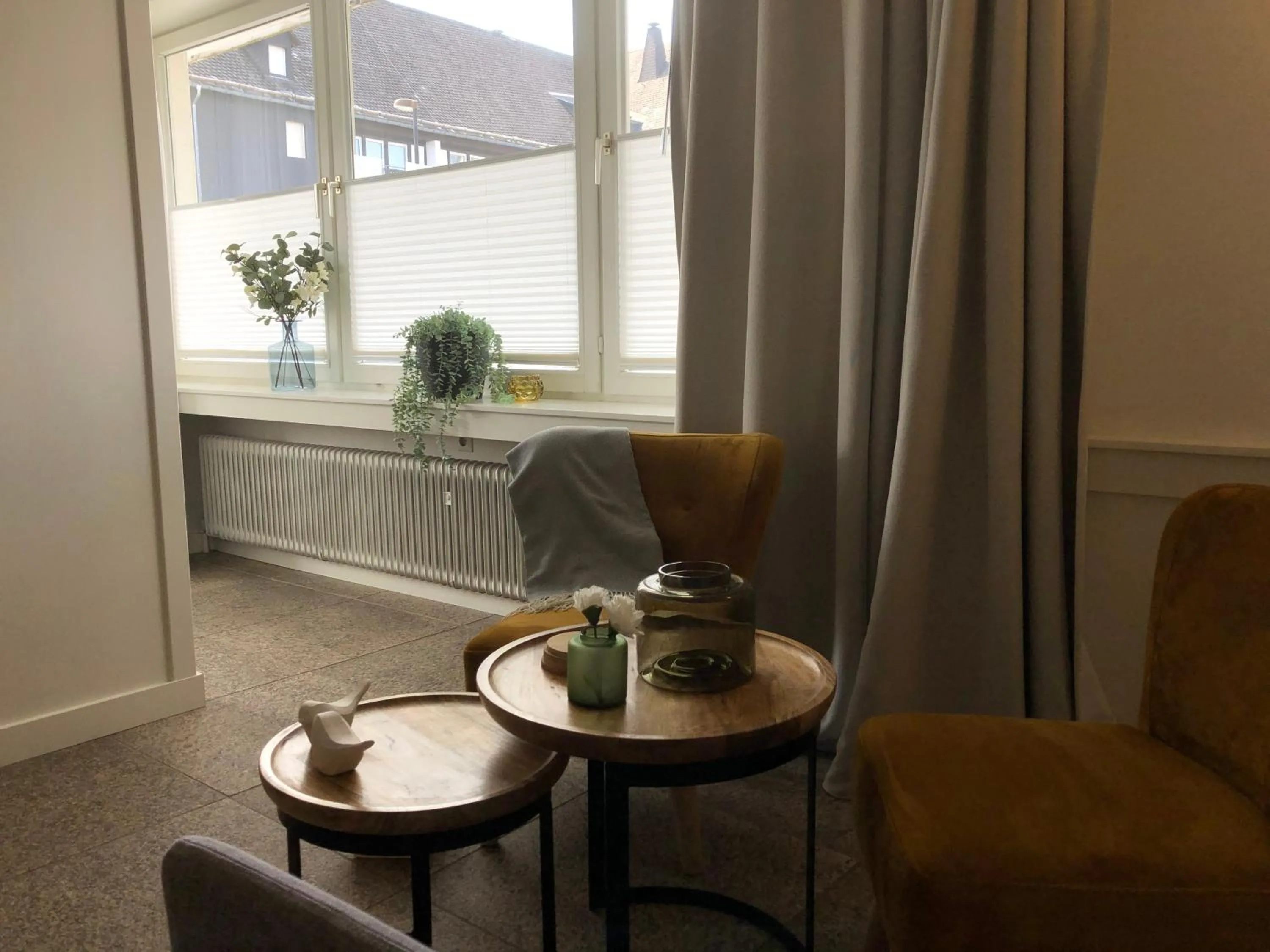 Living room in Die zwei Löwen Ferienwohnungen