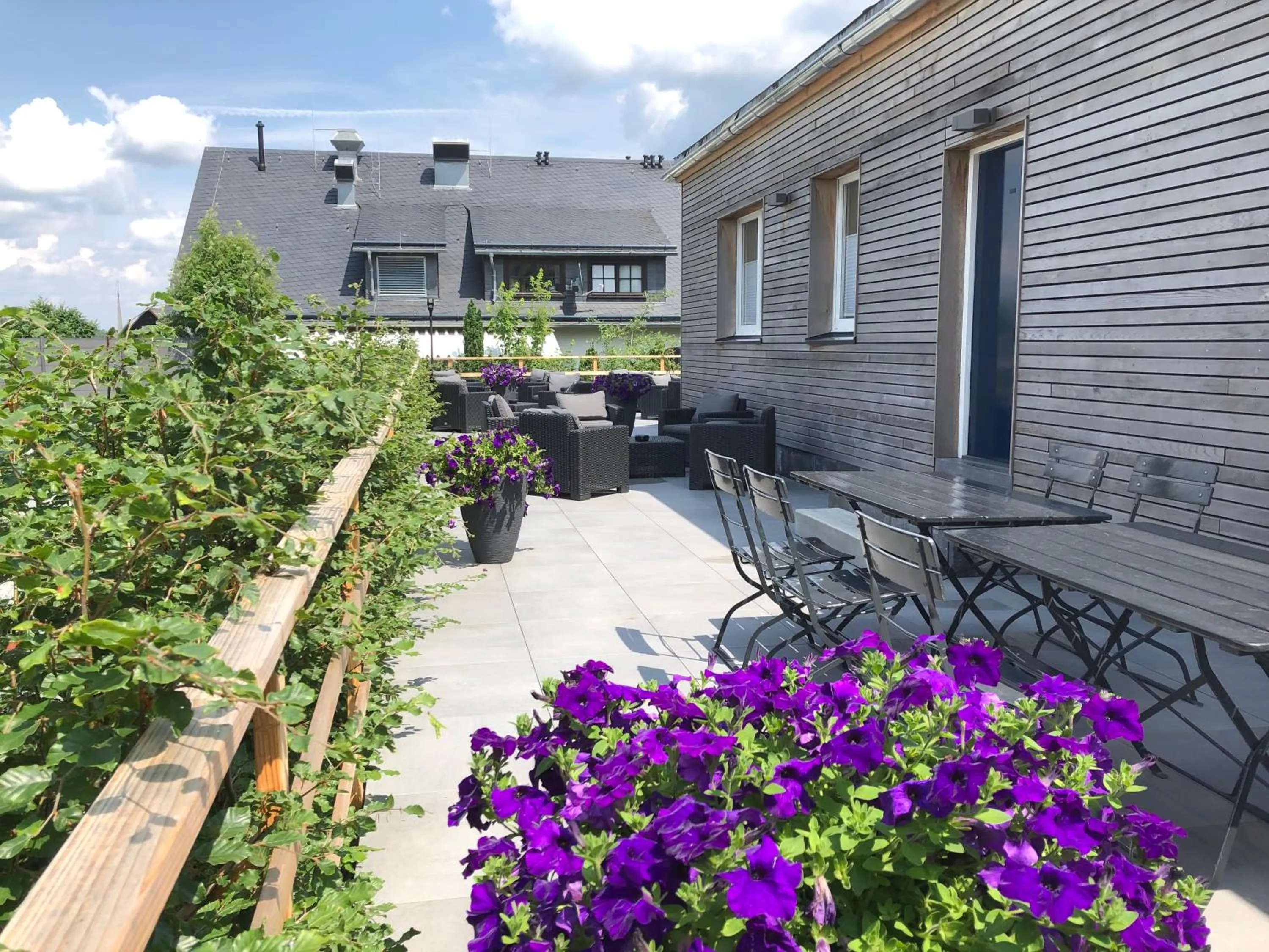 Balcony/Terrace in Die zwei Löwen Ferienwohnungen