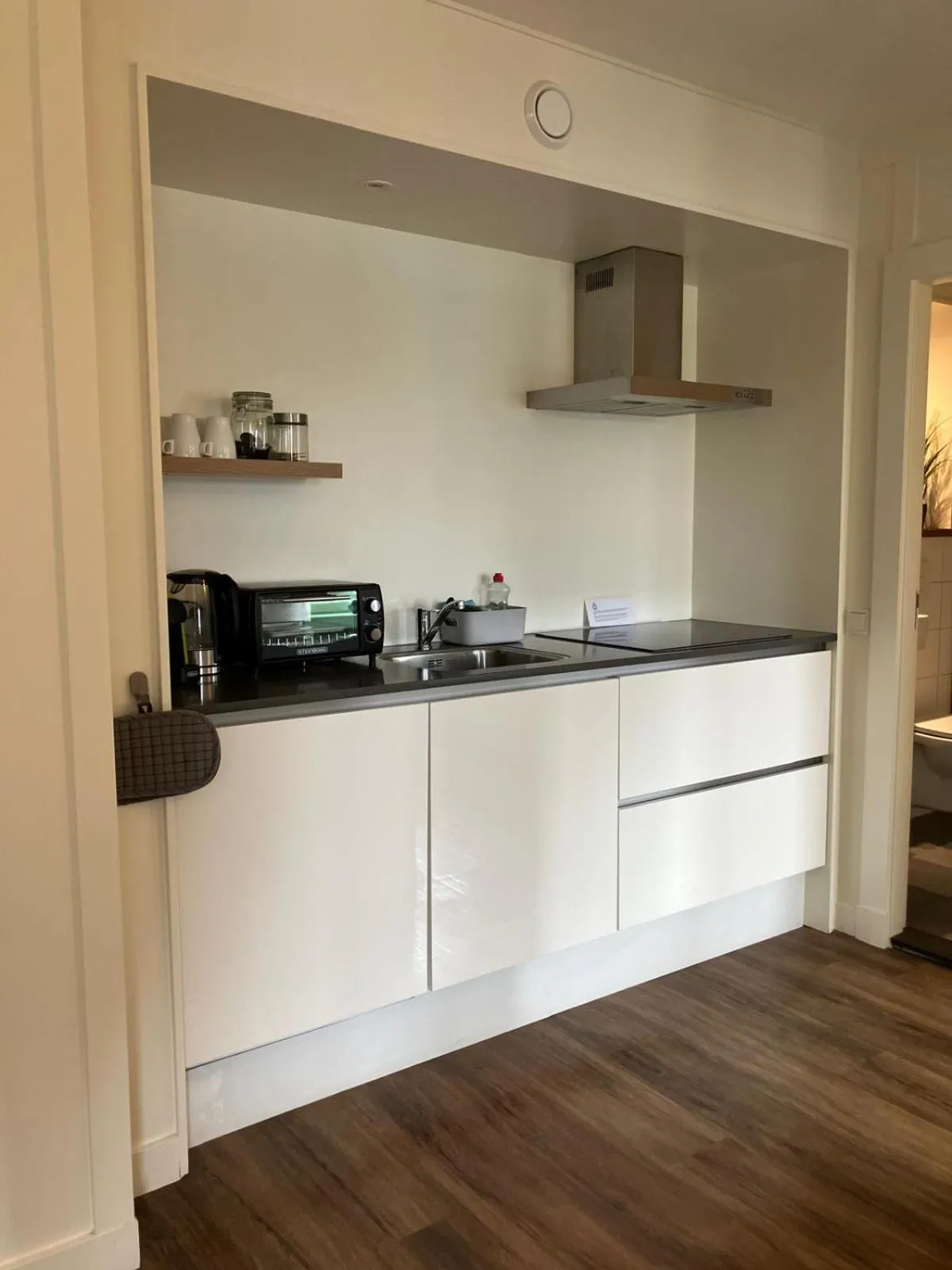 Kitchen or kitchenette in Die zwei Löwen Ferienwohnungen