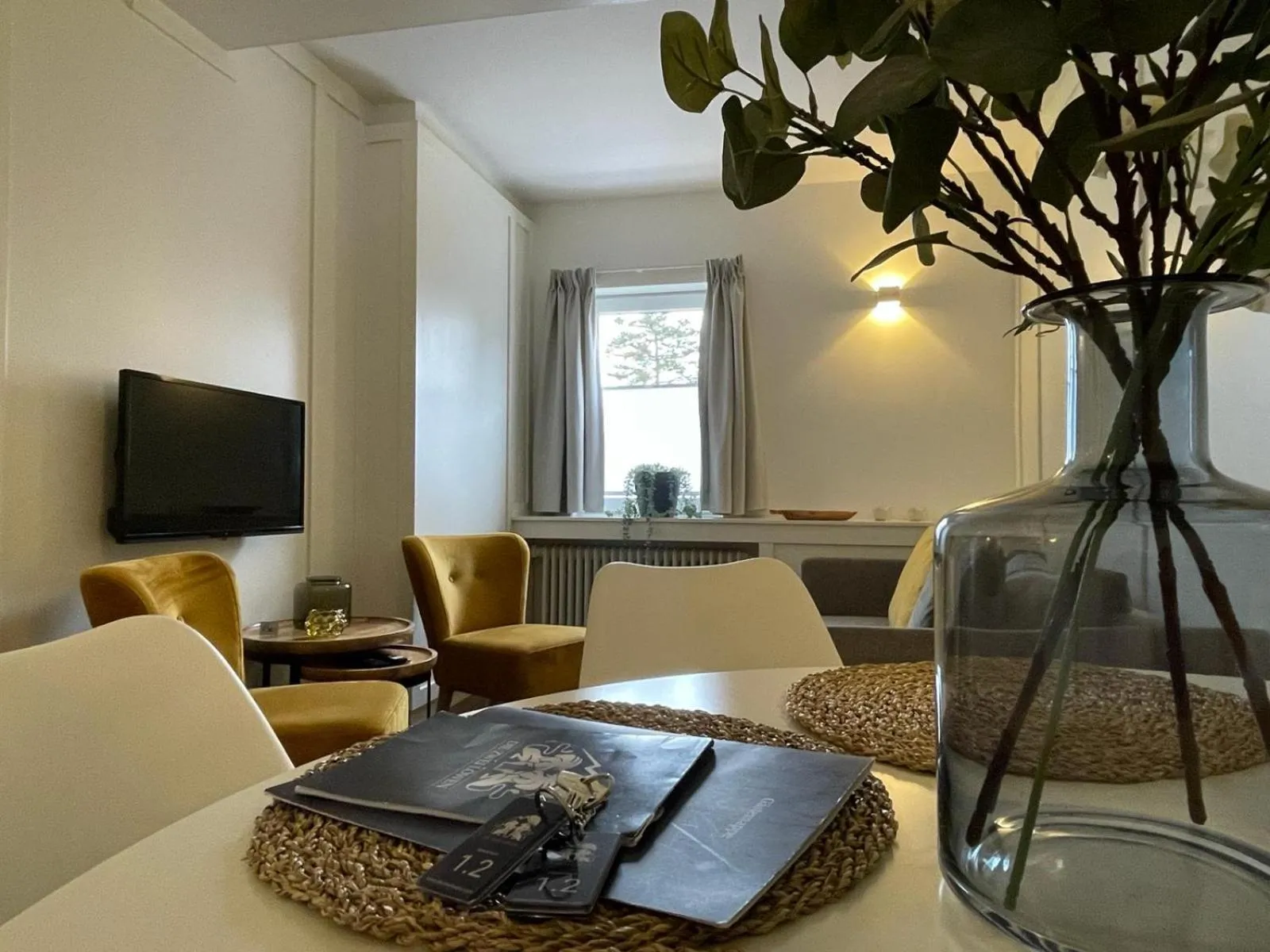 Living room in Die zwei Löwen Ferienwohnungen
