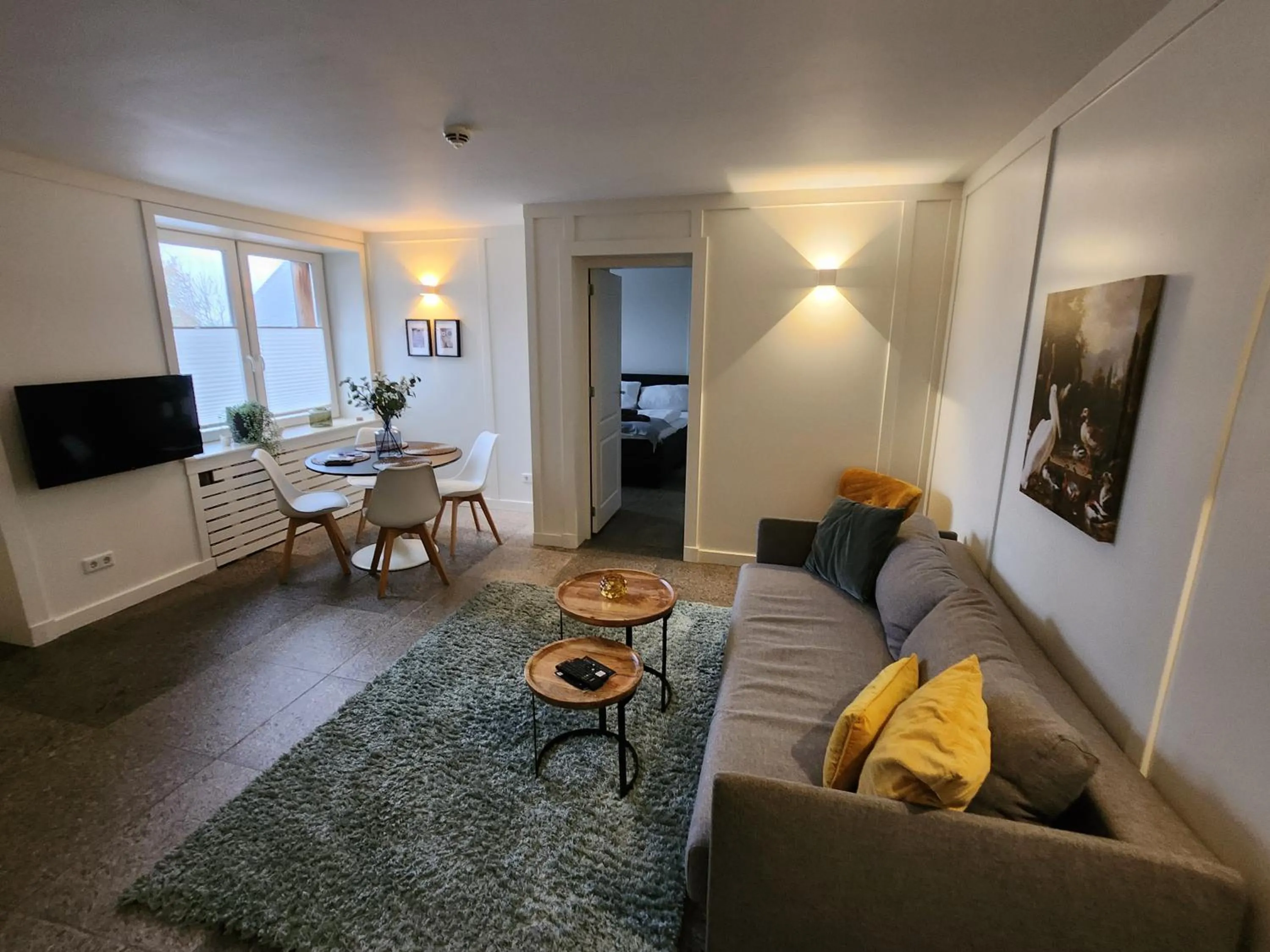 Living room in Die zwei Löwen Ferienwohnungen