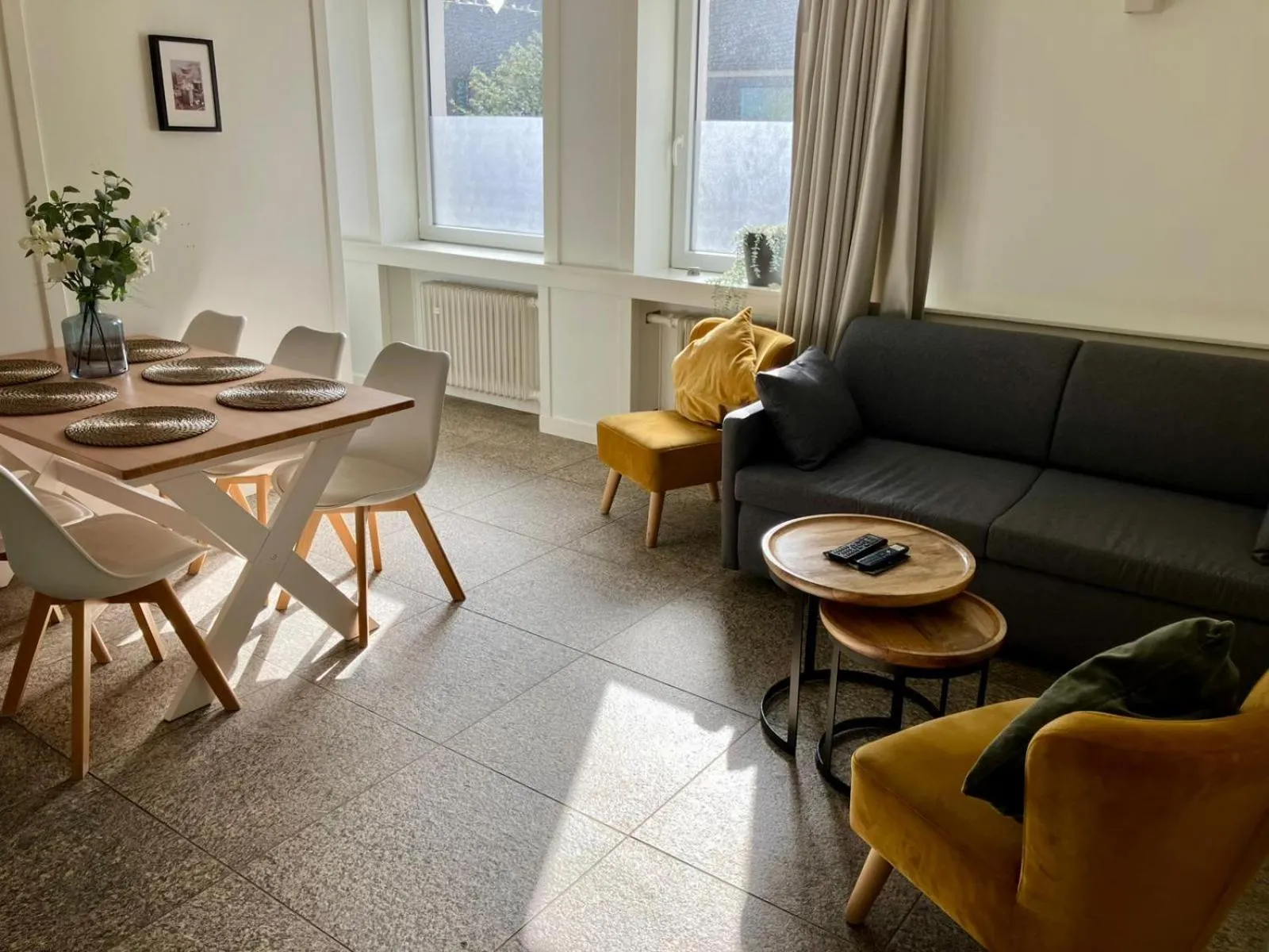 Living room in Die zwei Löwen Ferienwohnungen