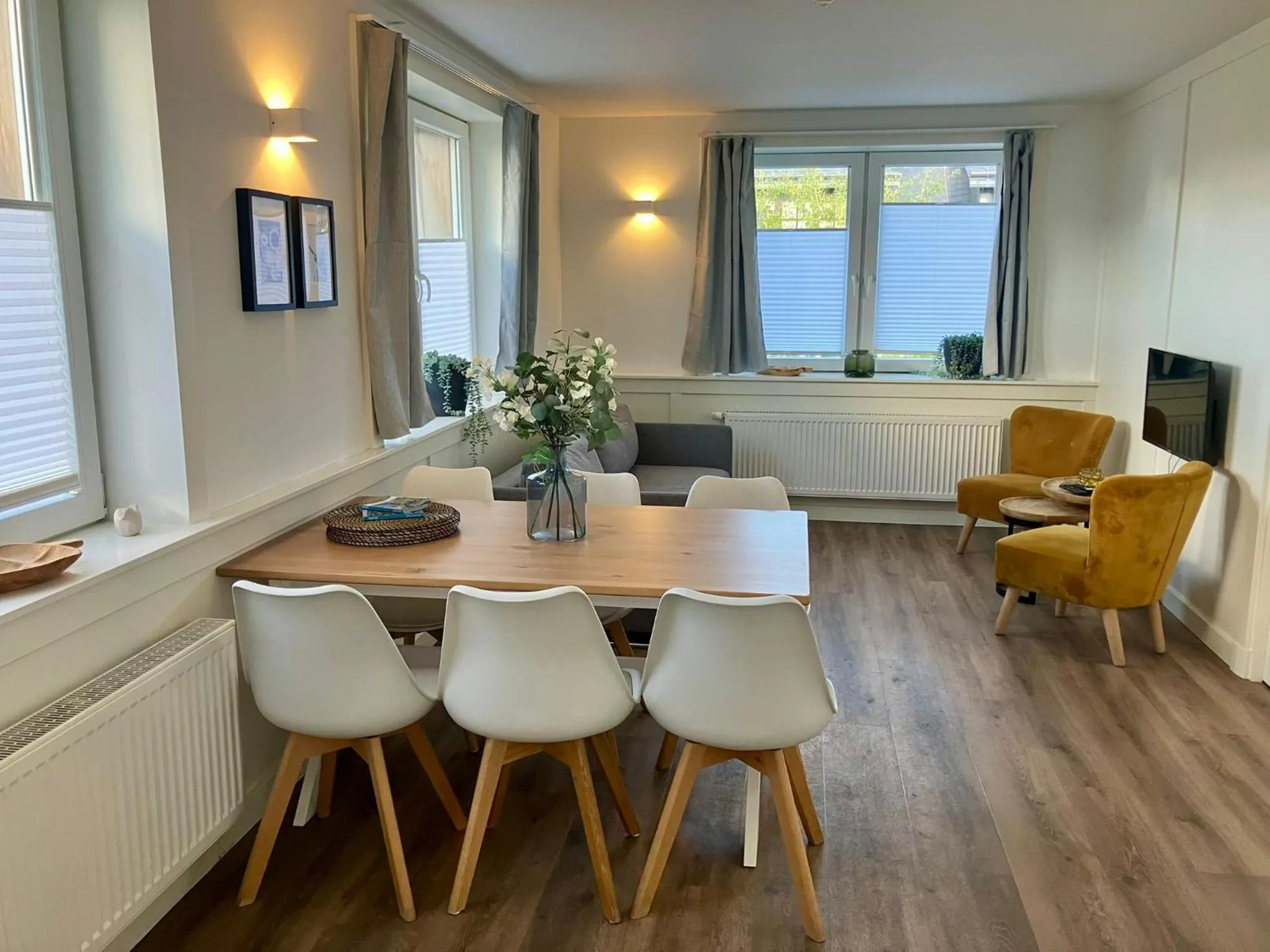 Living room in Die zwei Löwen Ferienwohnungen