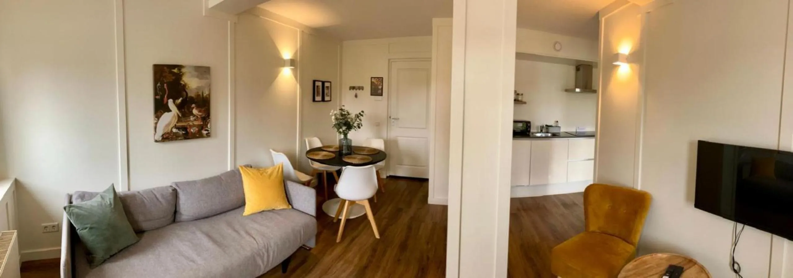 Living room in Die zwei Löwen Ferienwohnungen