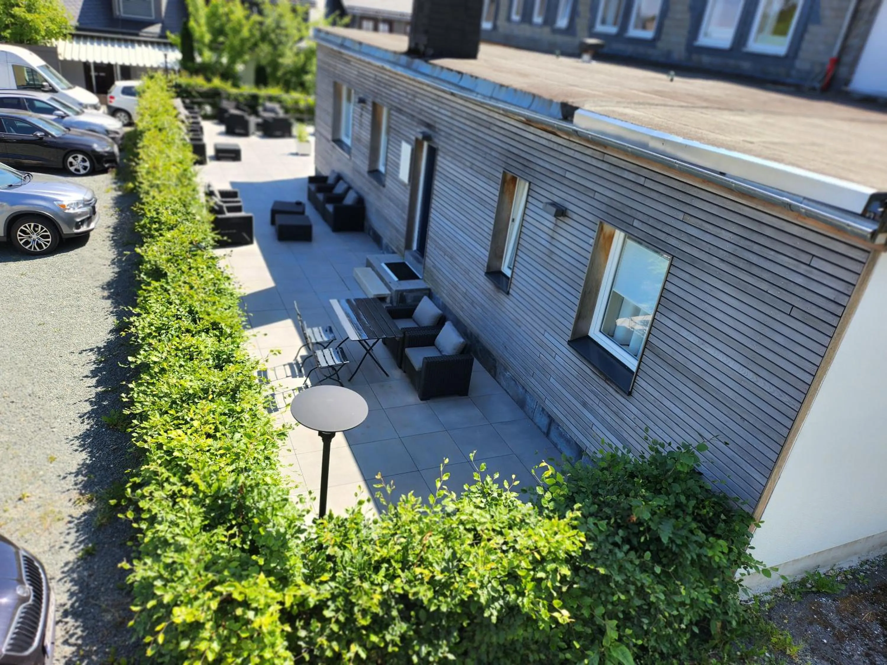 Balcony/Terrace in Die zwei Löwen Ferienwohnungen