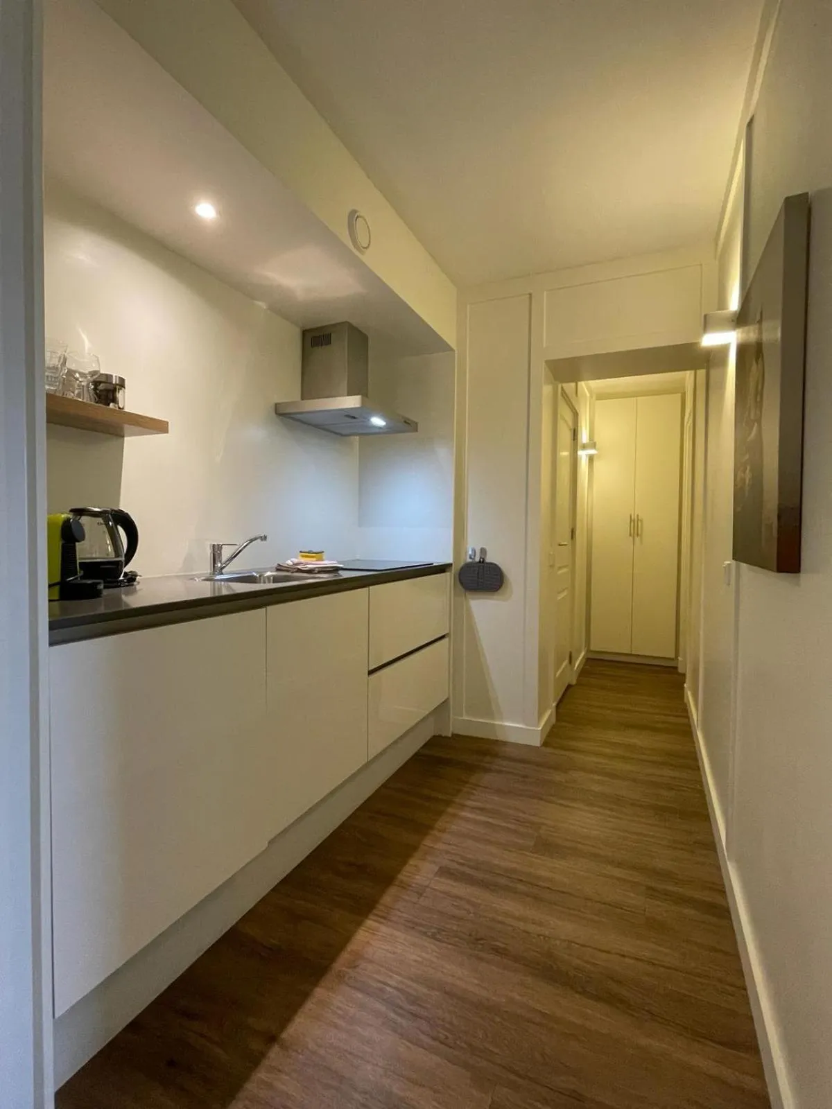 kitchen in Die zwei Löwen Ferienwohnungen