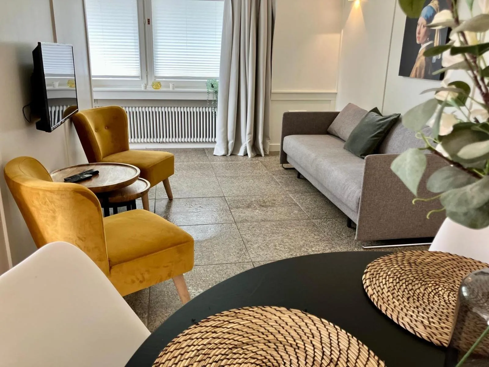 Living room in Die zwei Löwen Ferienwohnungen