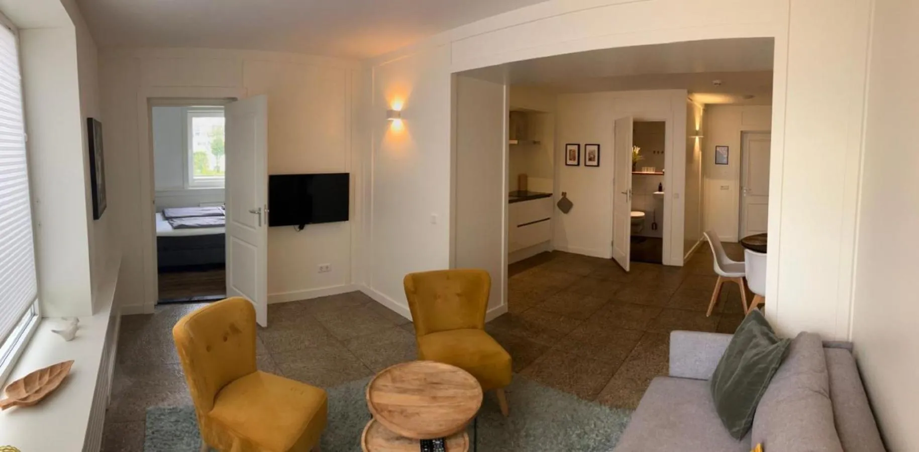 Living room in Die zwei Löwen Ferienwohnungen