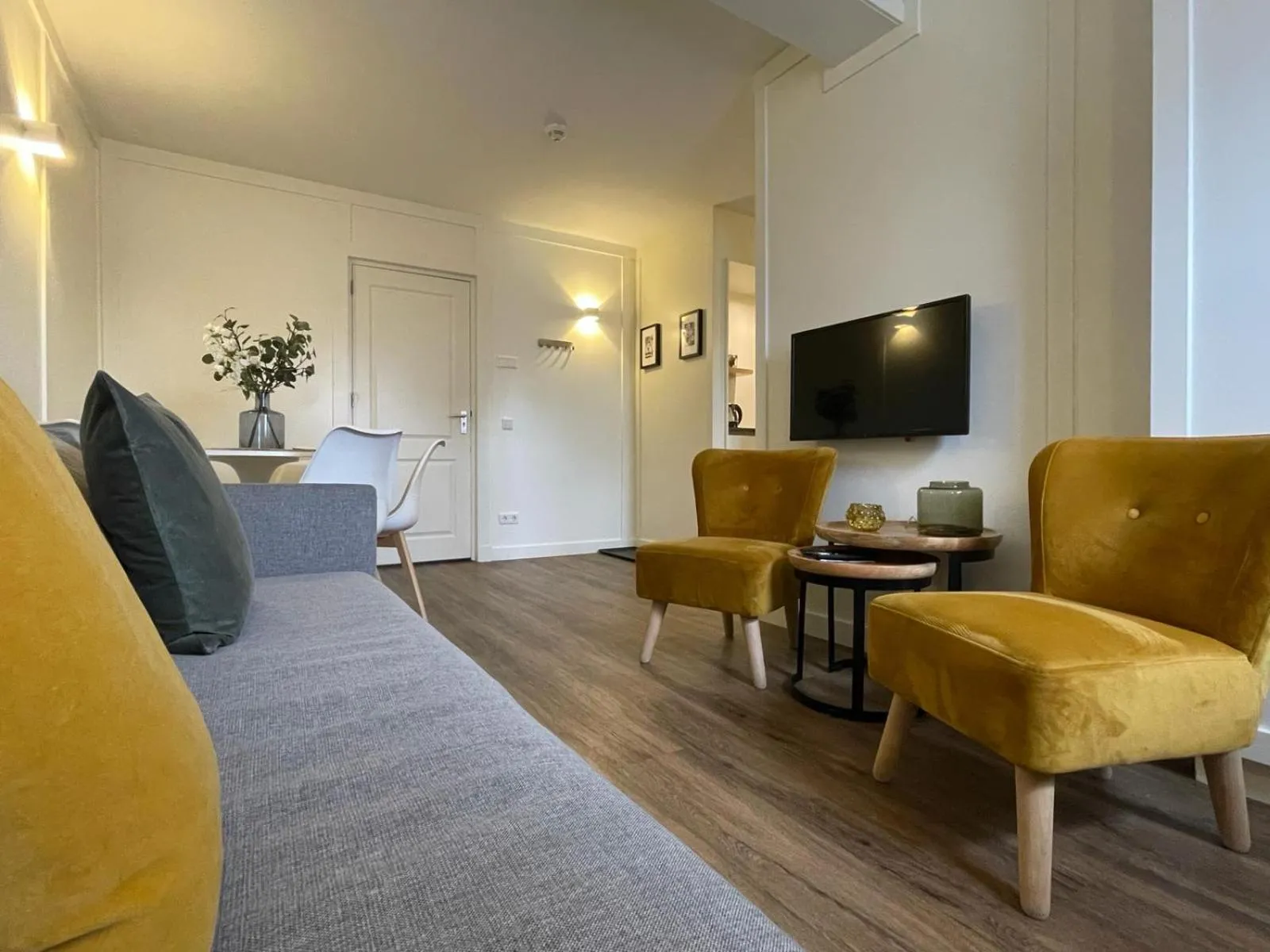 Living room in Die zwei Löwen Ferienwohnungen