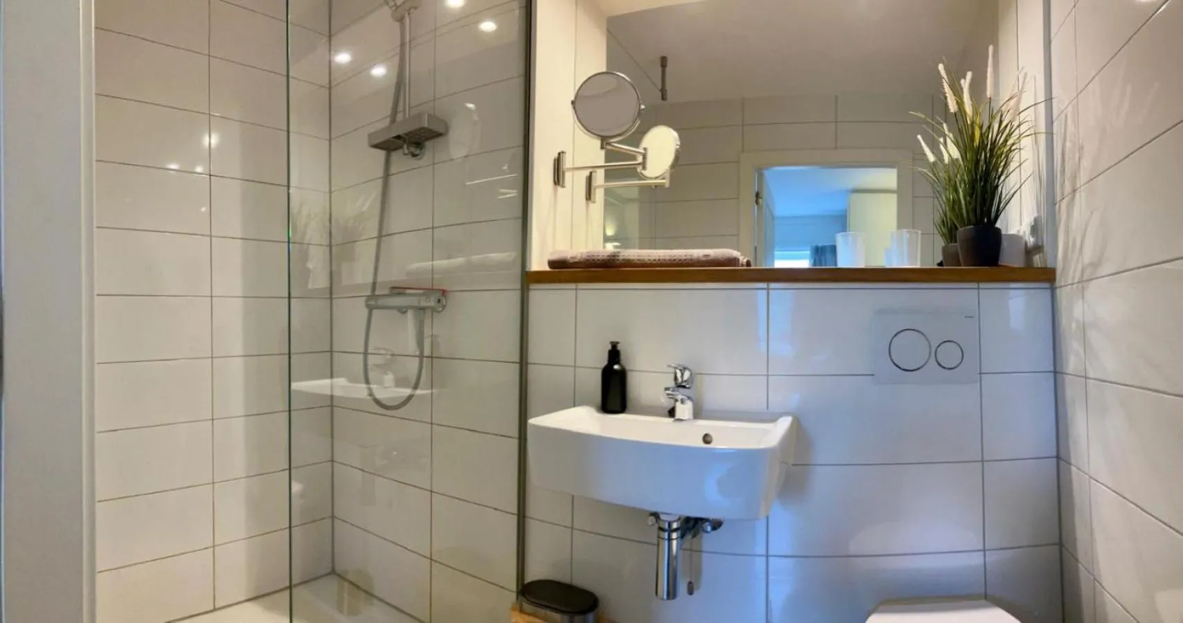Bathroom in Die zwei Löwen Ferienwohnungen