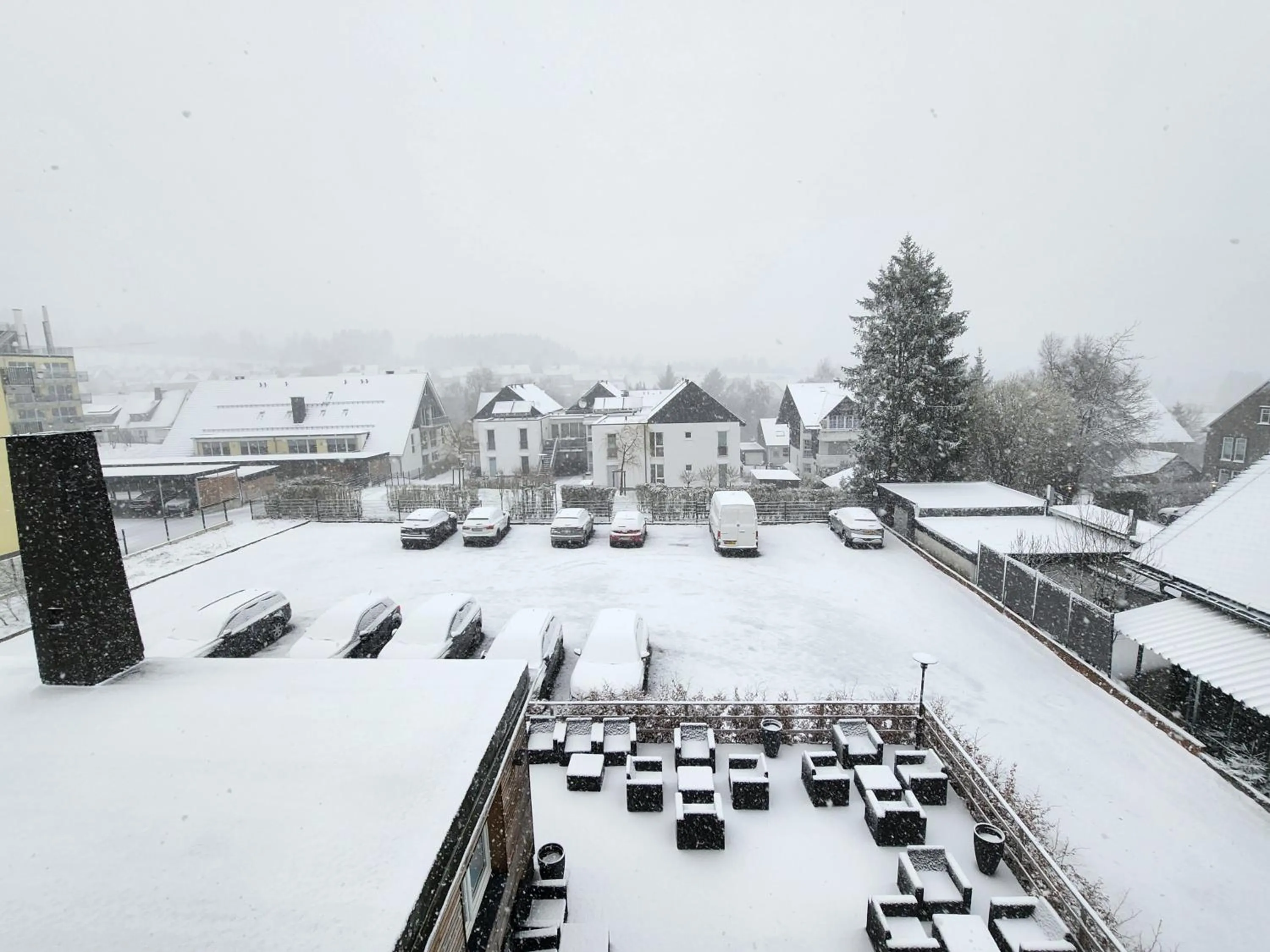 Parking in Die zwei Löwen Ferienwohnungen