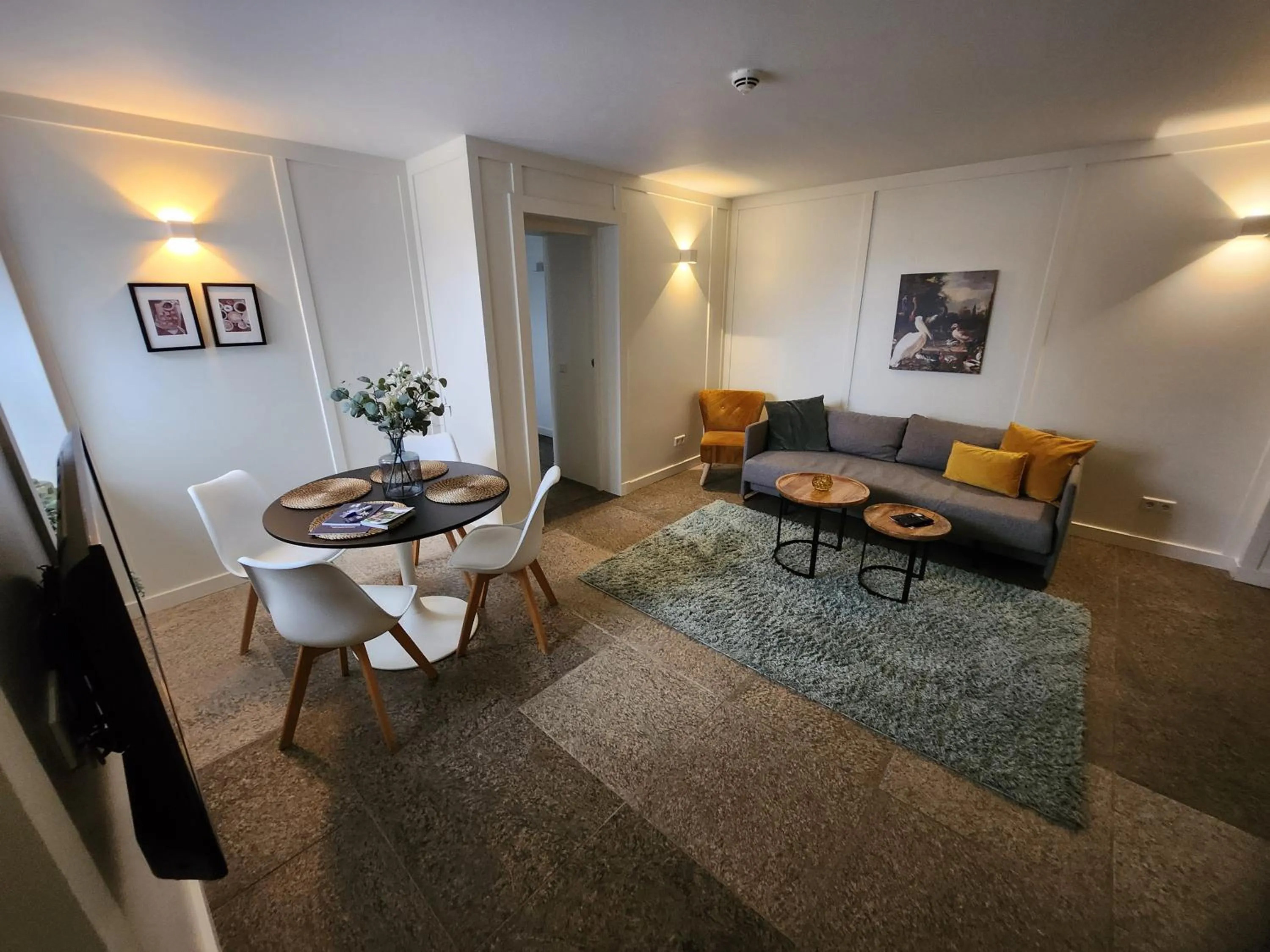 Living room in Die zwei Löwen Ferienwohnungen