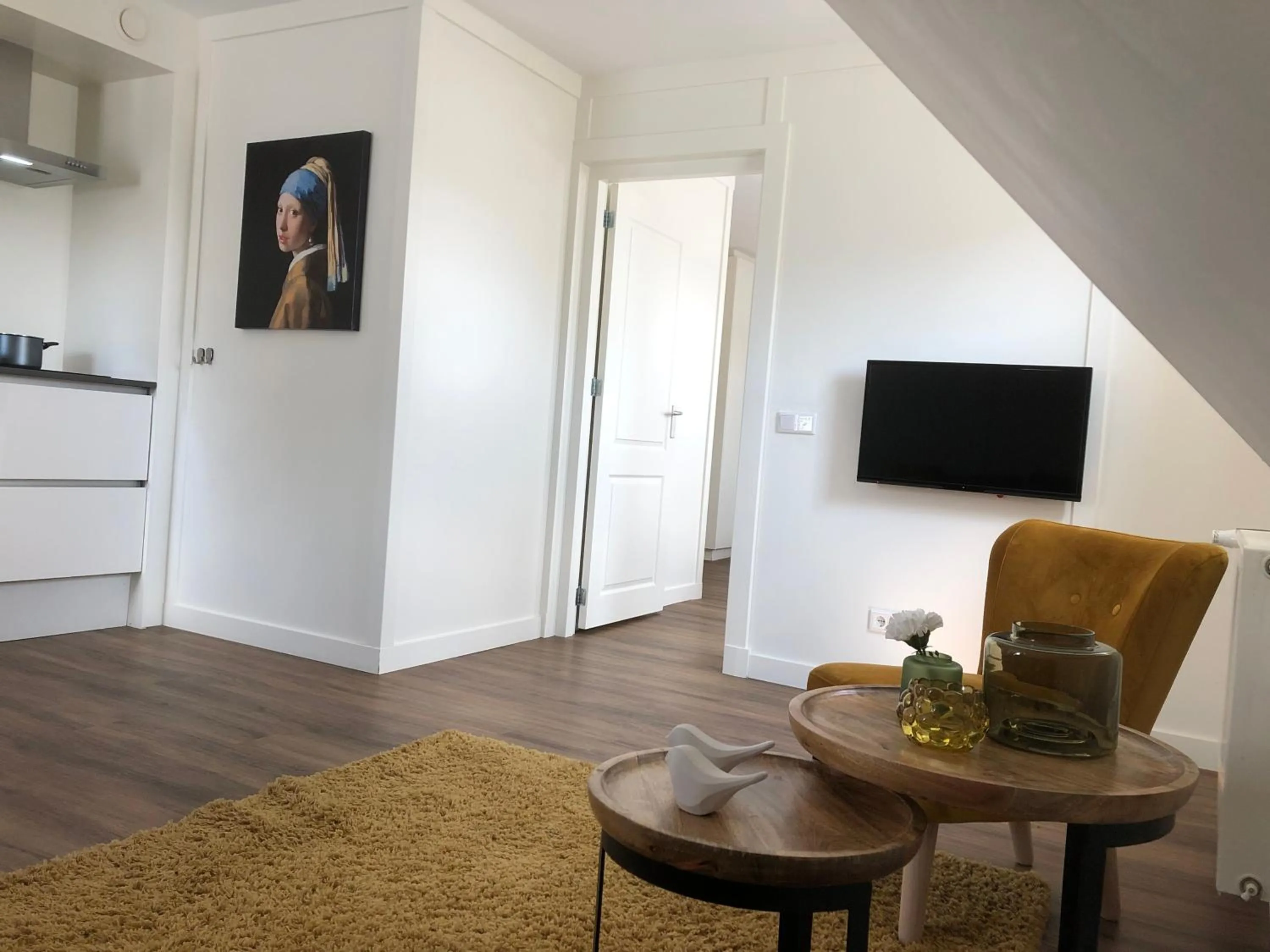 Living room in Die zwei Löwen Ferienwohnungen