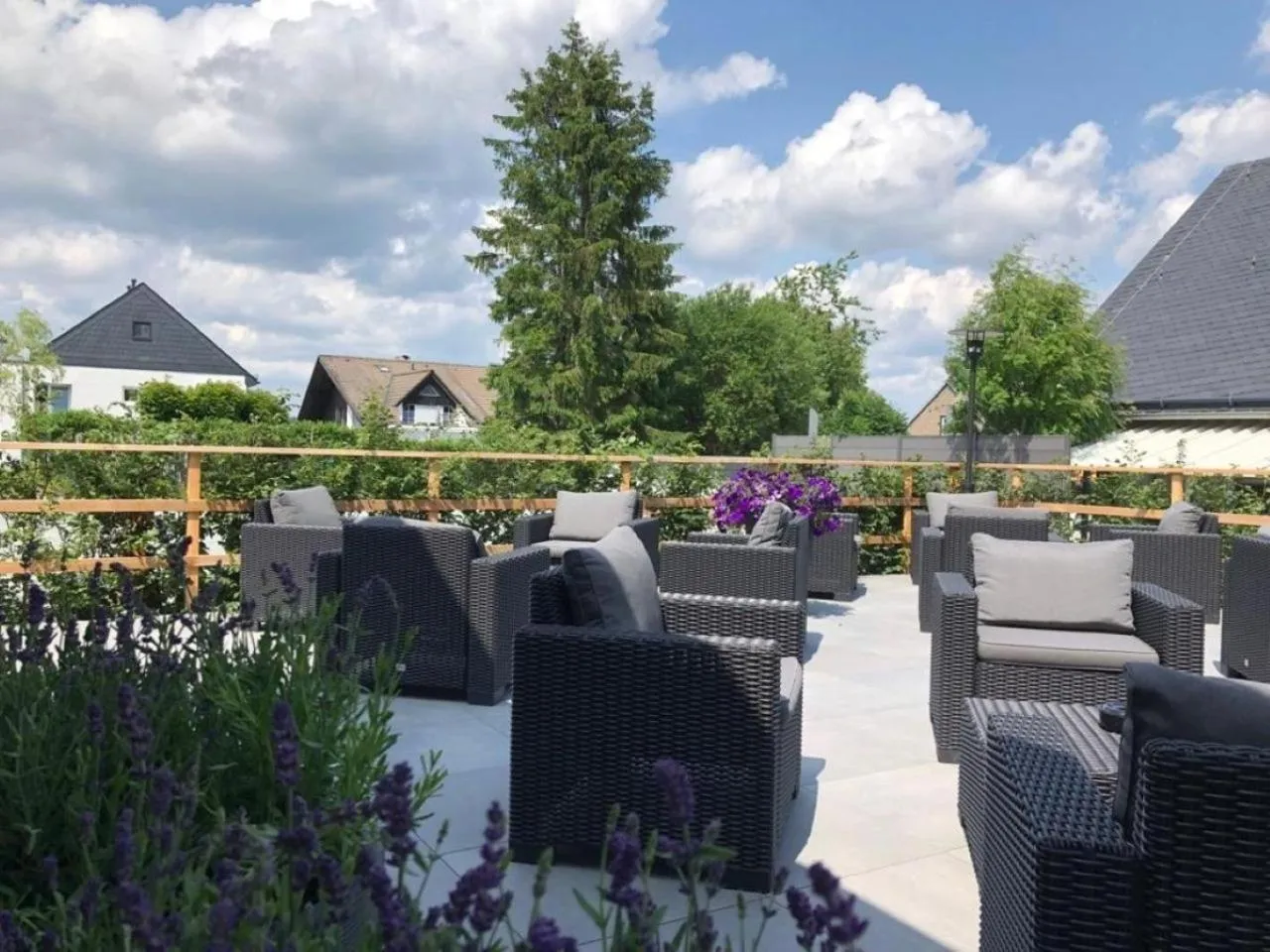 Balcony/Terrace in Die zwei Löwen Ferienwohnungen
