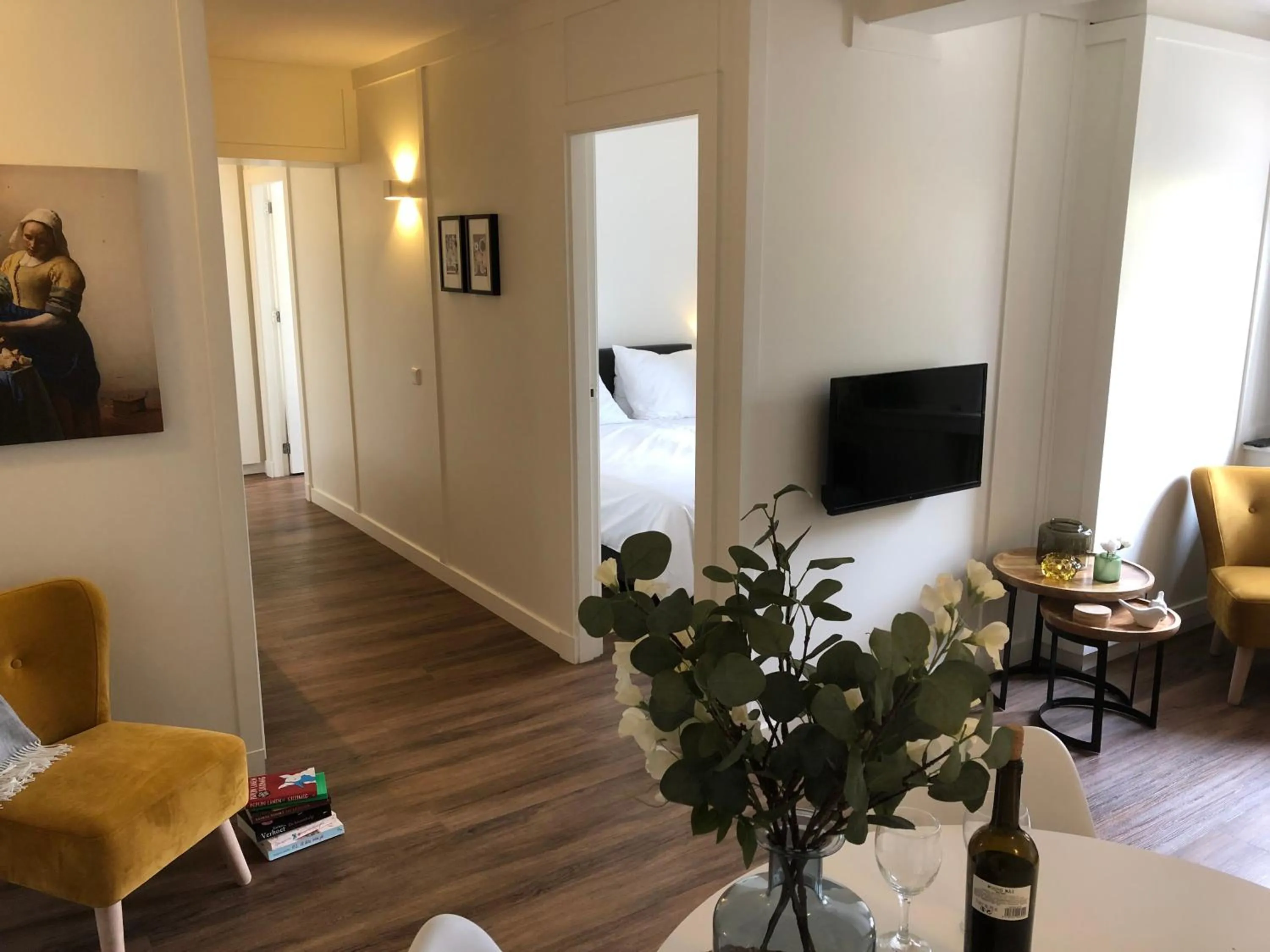 Living room in Die zwei Löwen Ferienwohnungen