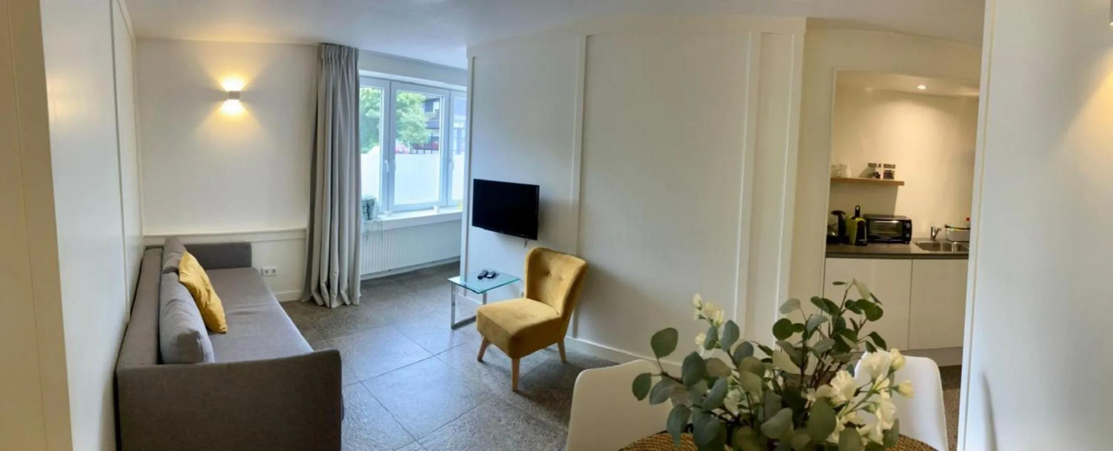 Living room in Die zwei Löwen Ferienwohnungen