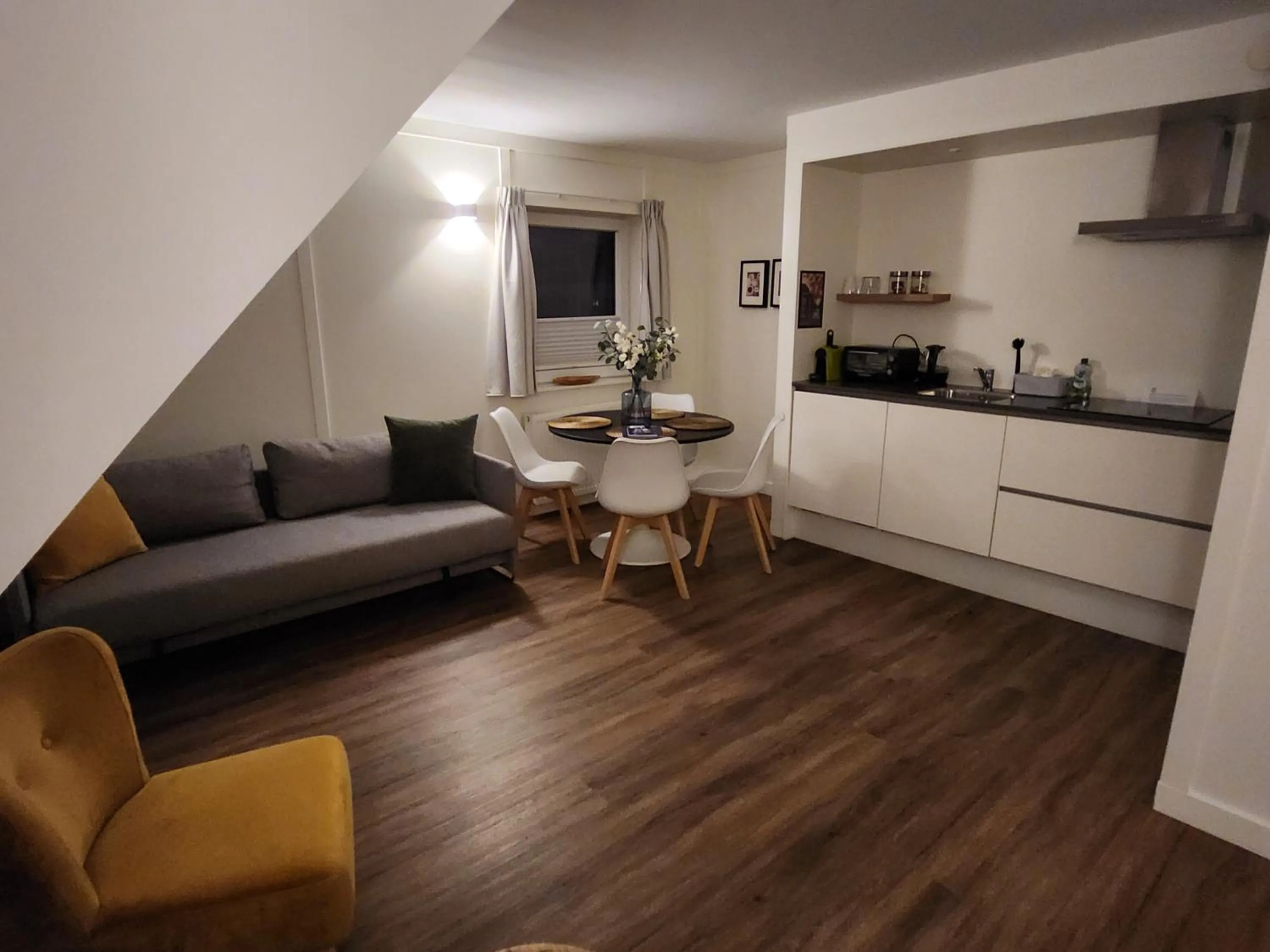 Living room in Die zwei Löwen Ferienwohnungen