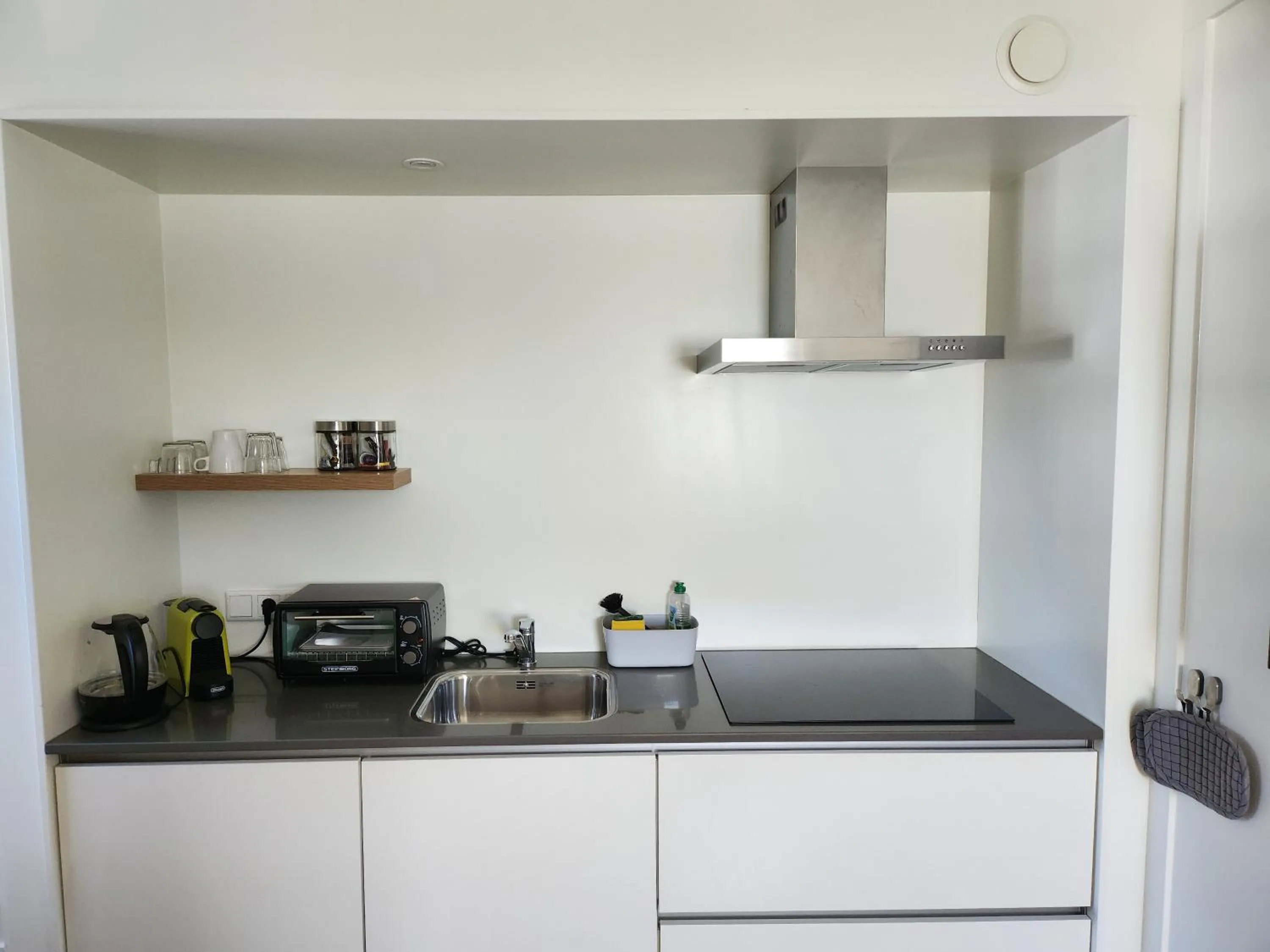 Kitchen or kitchenette in Die zwei Löwen Ferienwohnungen