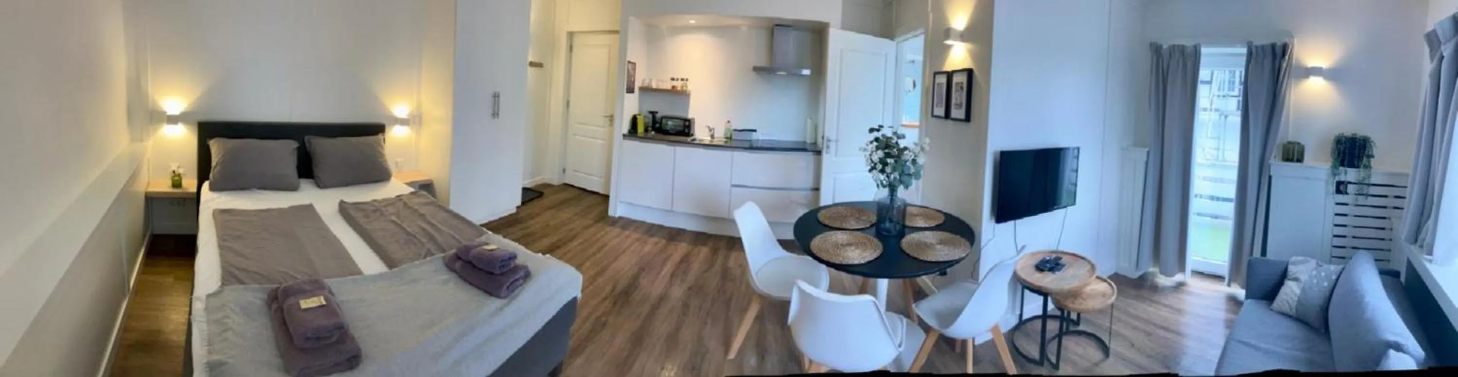 Living room, Bed in Die zwei Löwen Ferienwohnungen