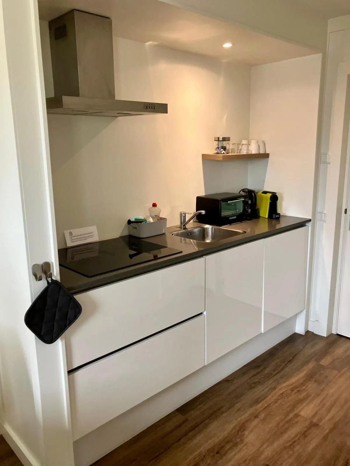 Kitchen or kitchenette in Die zwei Löwen Ferienwohnungen