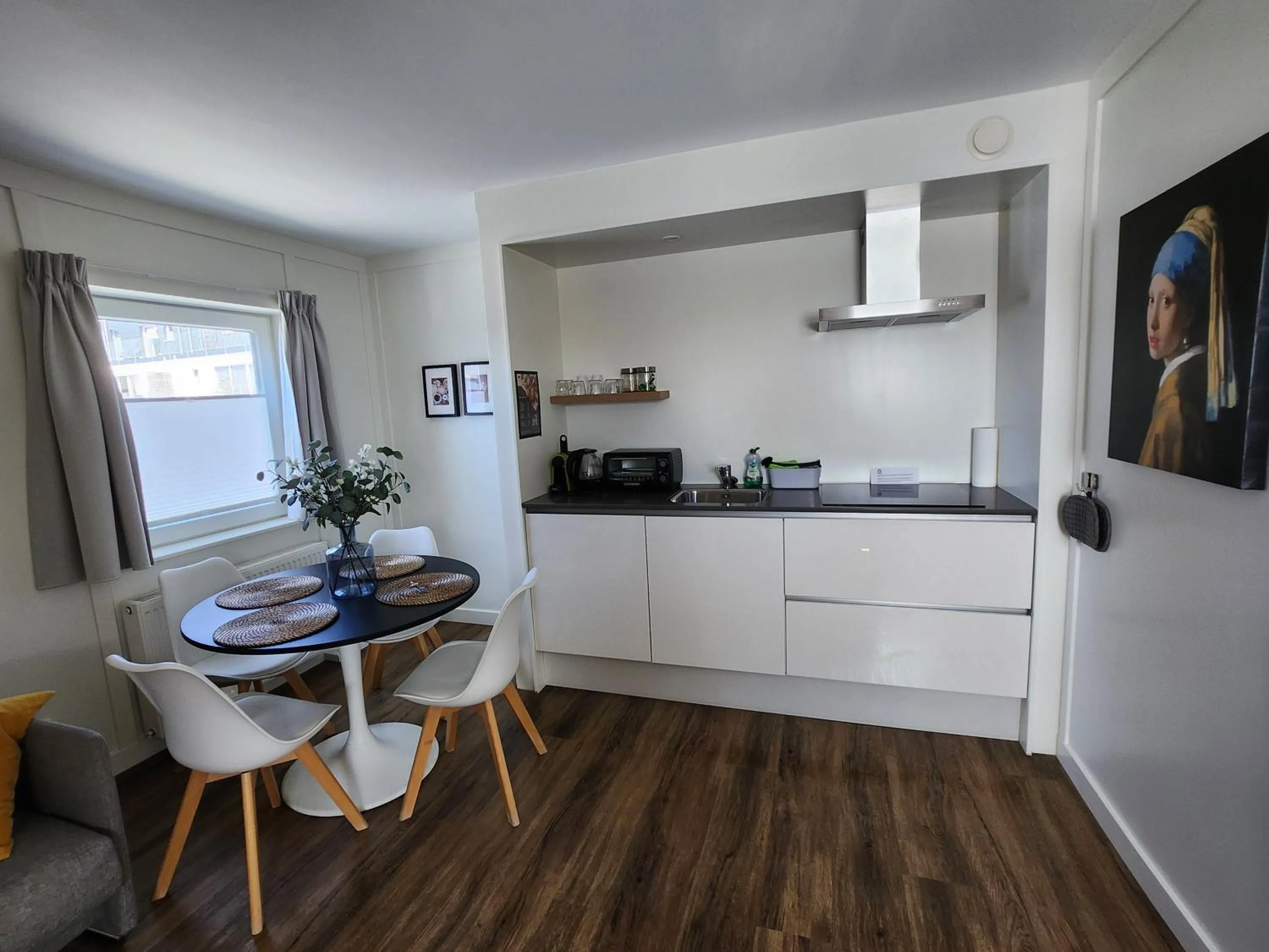 kitchen in Die zwei Löwen Ferienwohnungen