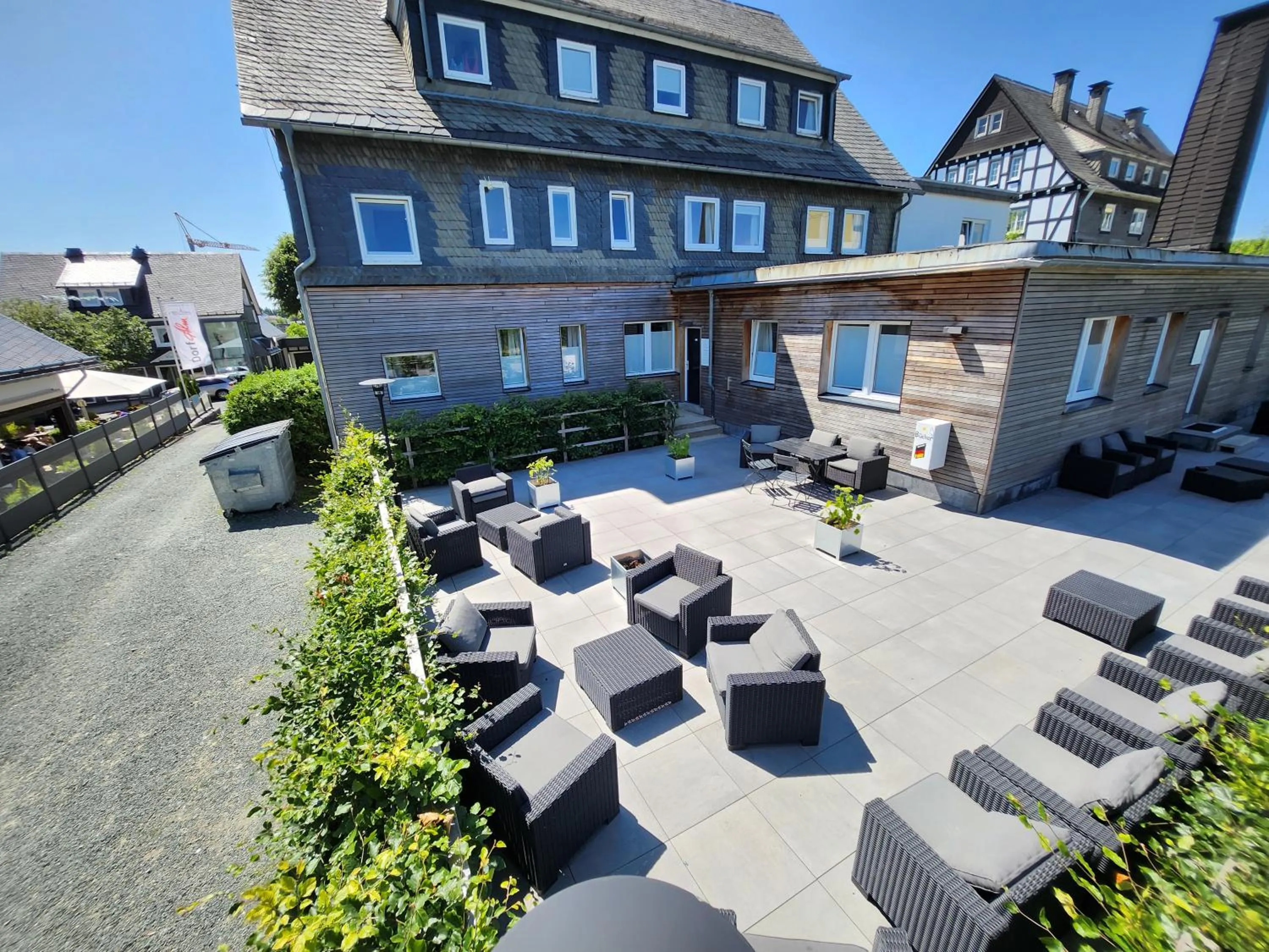 Balcony/Terrace in Die zwei Löwen Ferienwohnungen