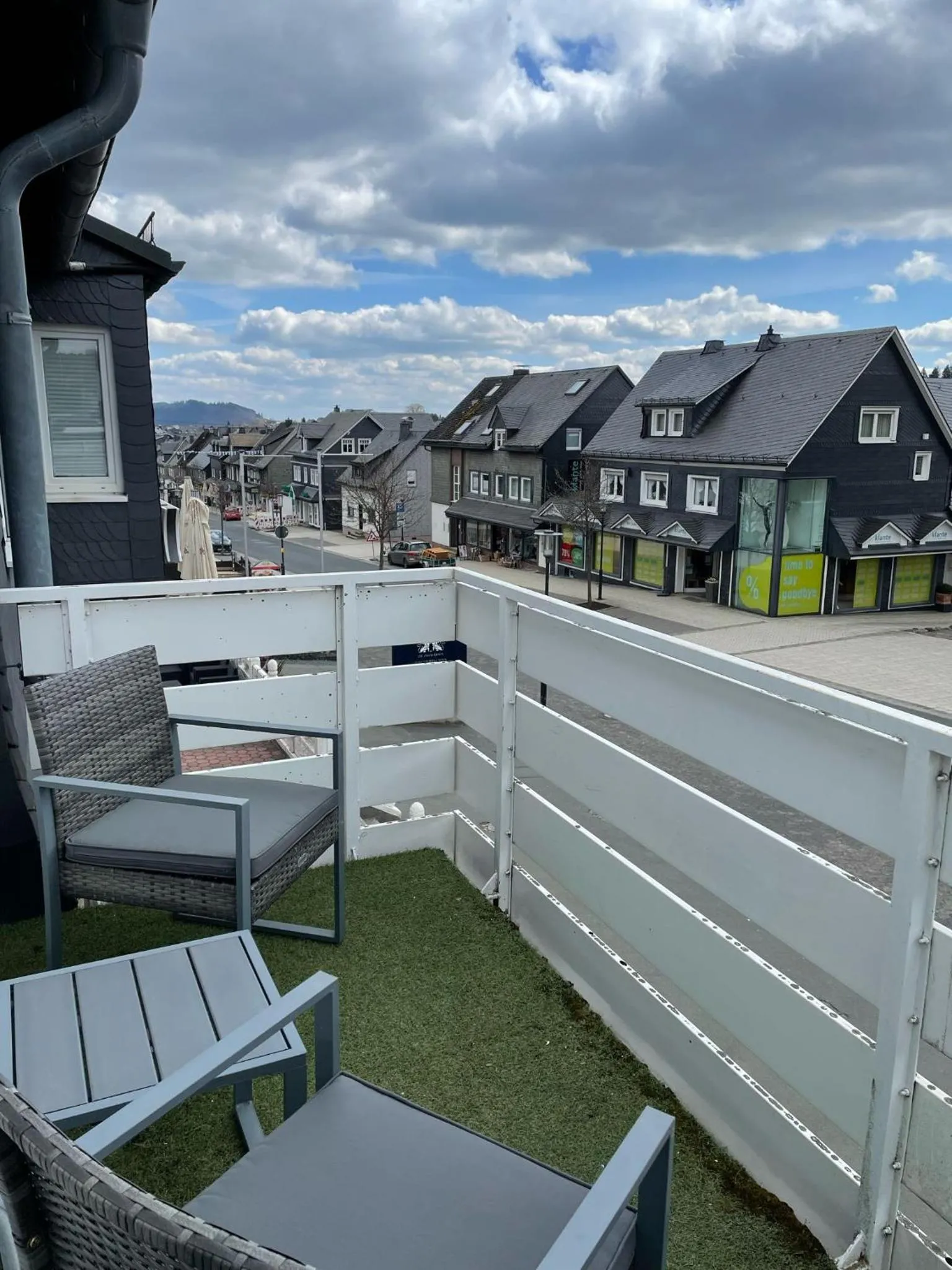 Balcony/Terrace in Die zwei Löwen Ferienwohnungen