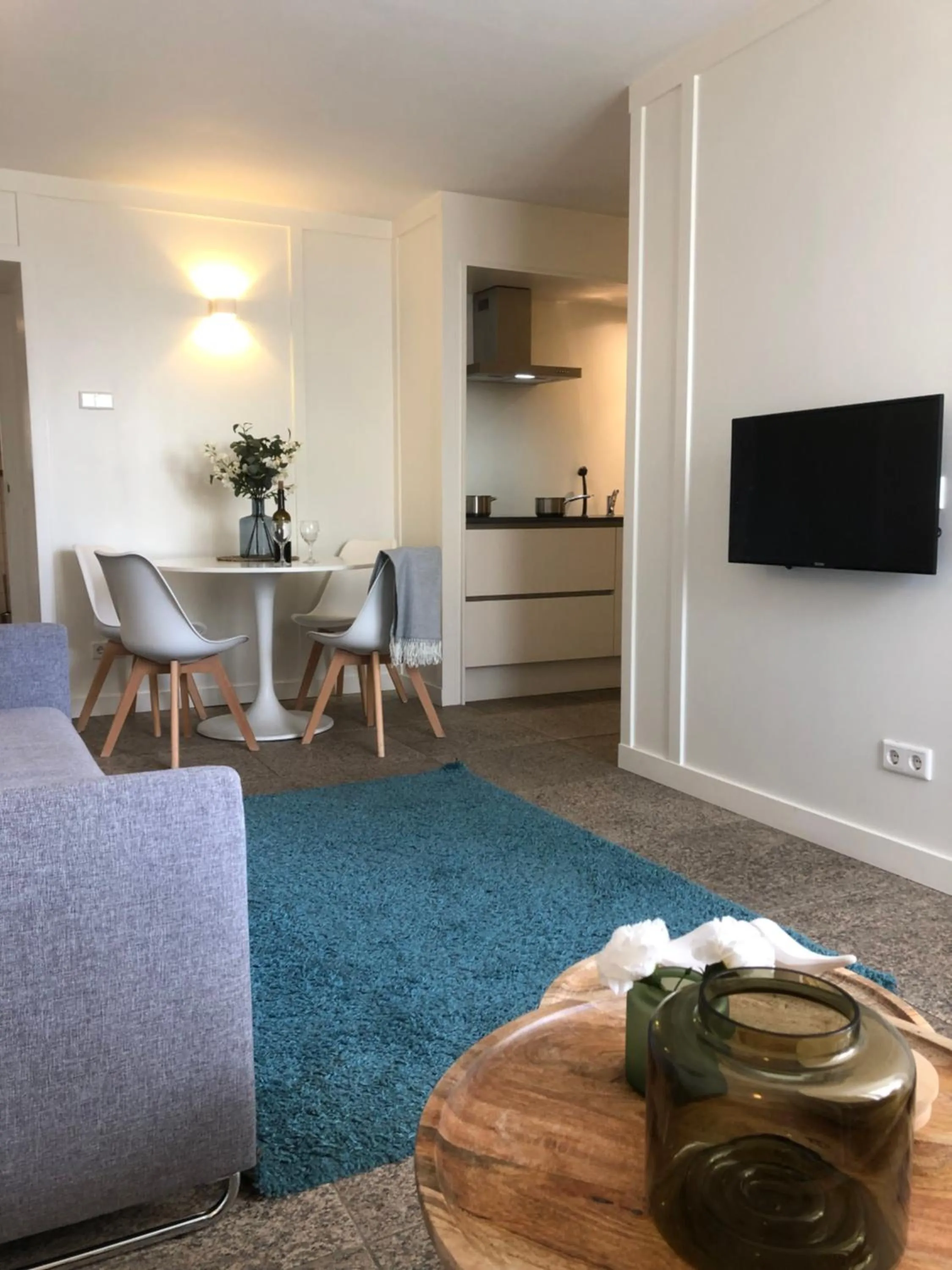 Living room in Die zwei Löwen Ferienwohnungen