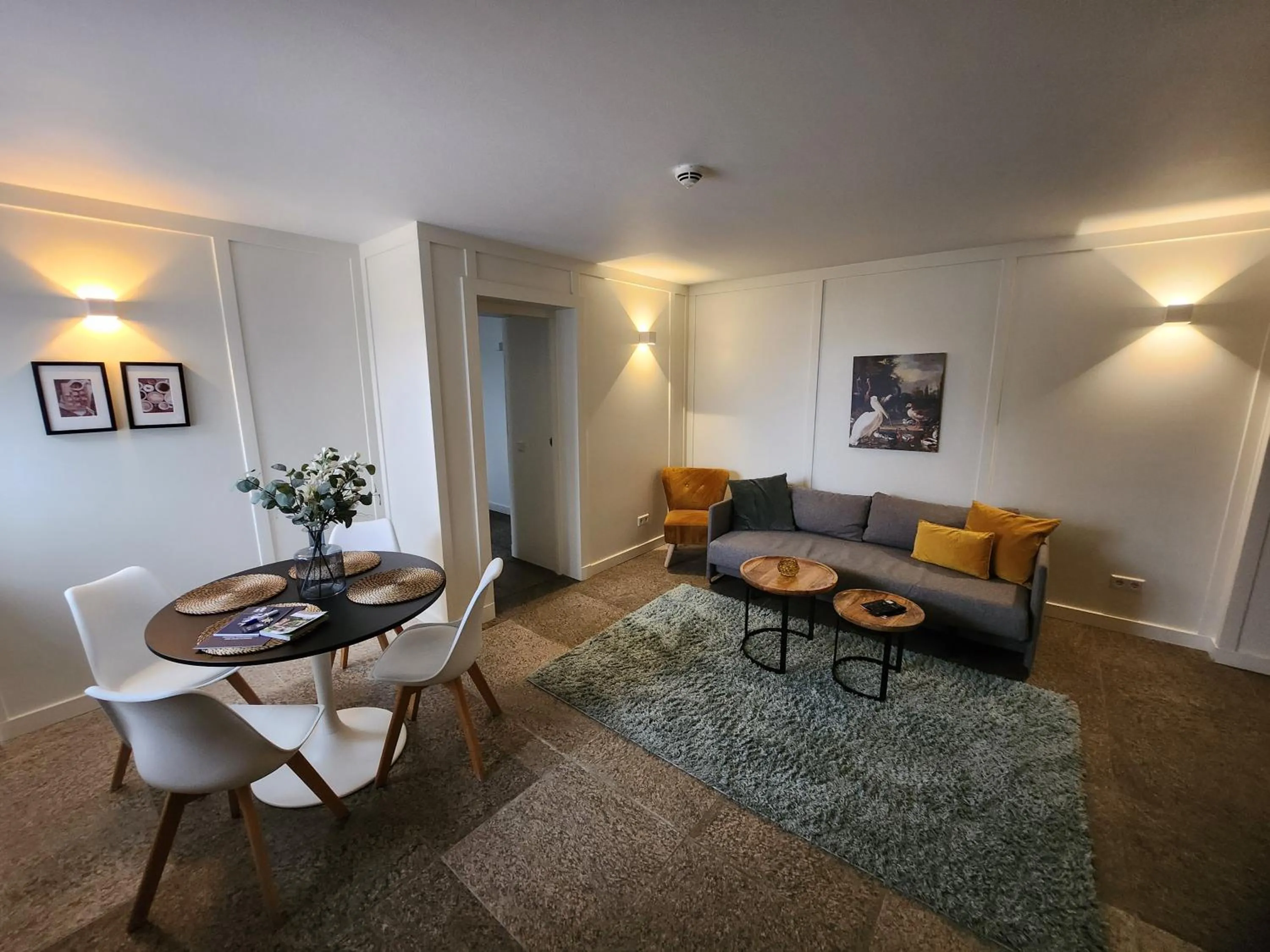 Living room in Die zwei Löwen Ferienwohnungen