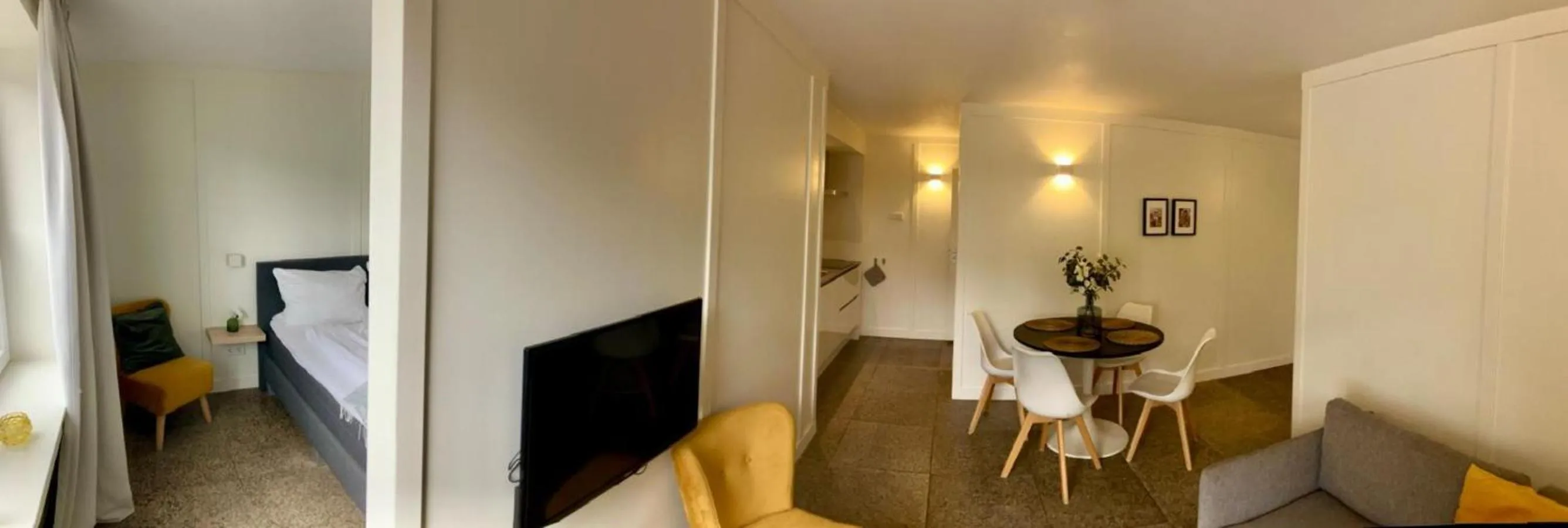 Living room in Die zwei Löwen Ferienwohnungen