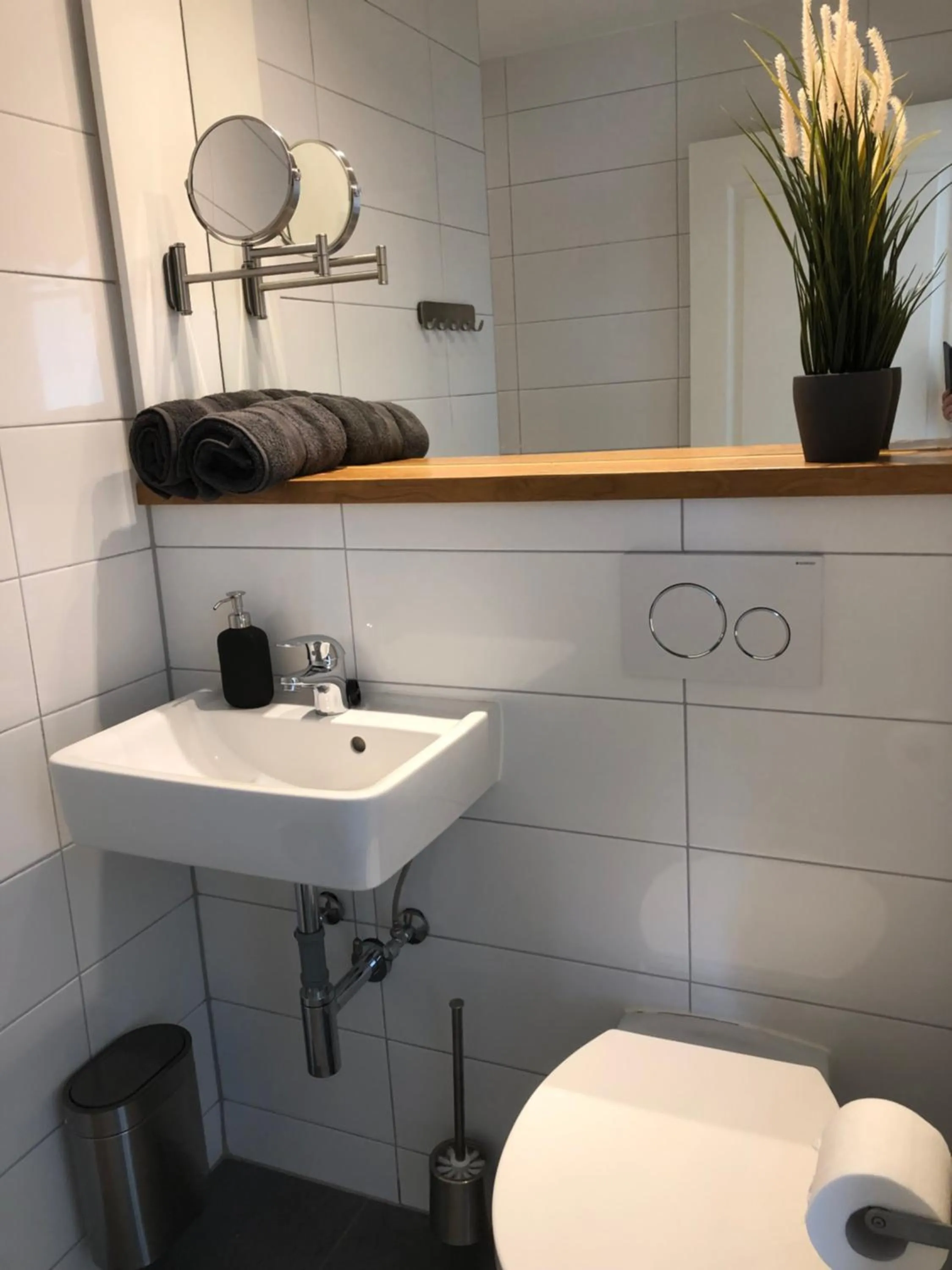 Bathroom in Die zwei Löwen Ferienwohnungen