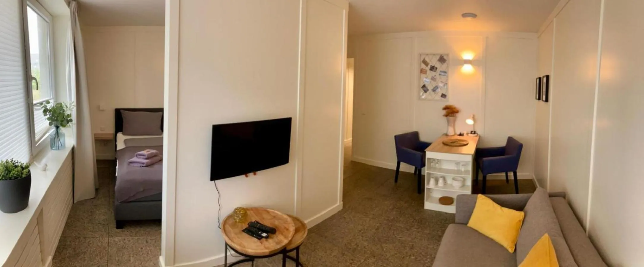 Living room in Die zwei Löwen Ferienwohnungen