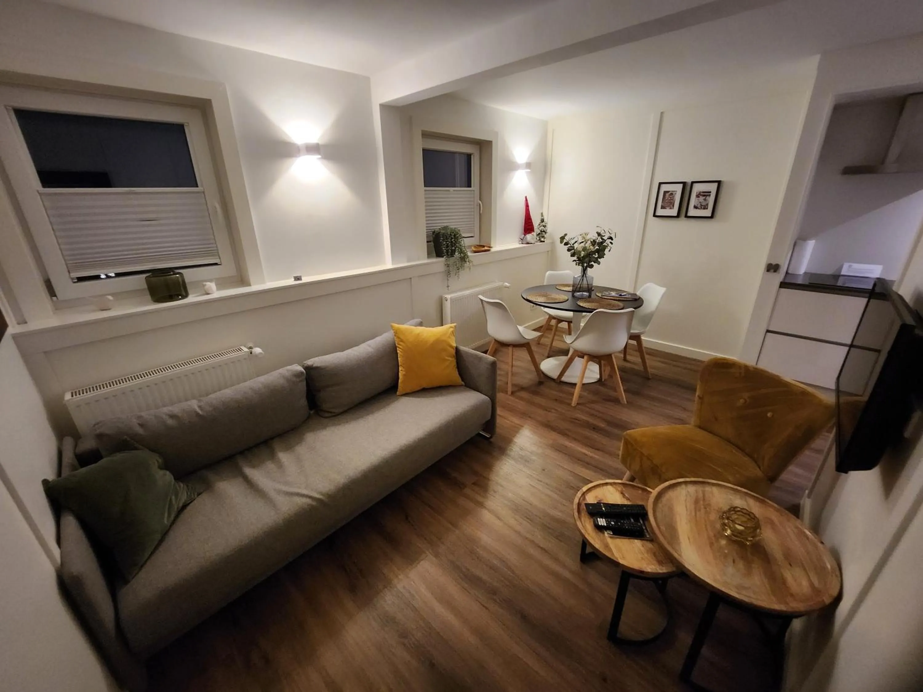 Living room in Die zwei Löwen Ferienwohnungen